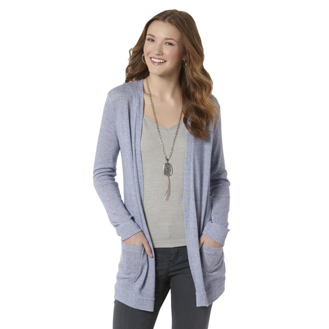 Bongo Junior's Open Front Cardigan Heathered Sears