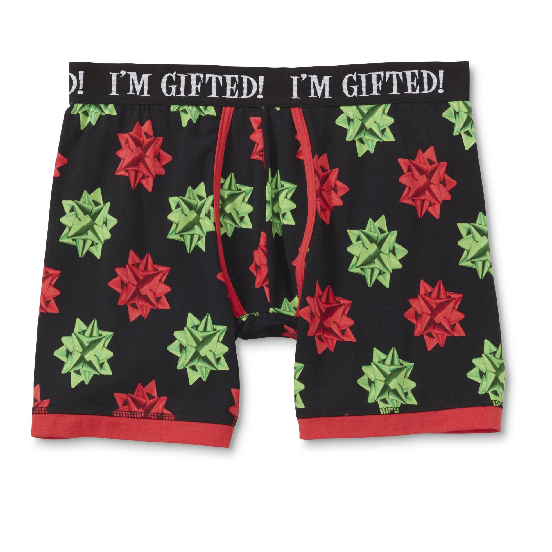 Joe Boxer Men's Christmas Boxer Briefs Gift Bows Shop Your Way