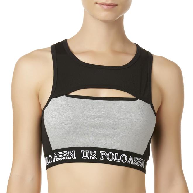 U.S. Polo Assn. Women's Sports Bra Colorblock