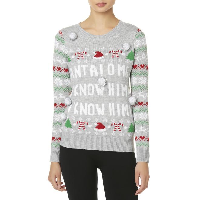 juniors christmas sweater