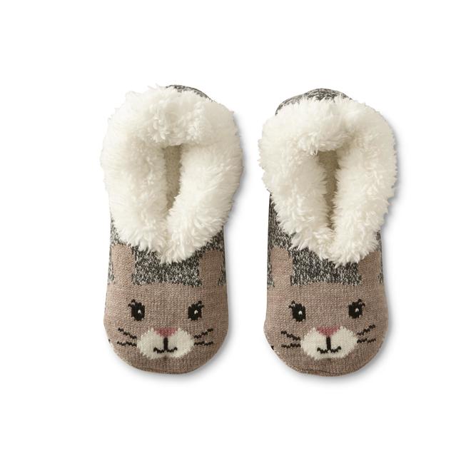 Women's Cozy Slipper Socks Bunny