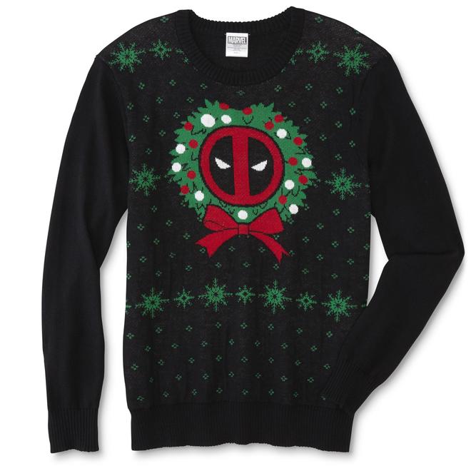 Marvel Deadpool Young Men's Christmas Sweater