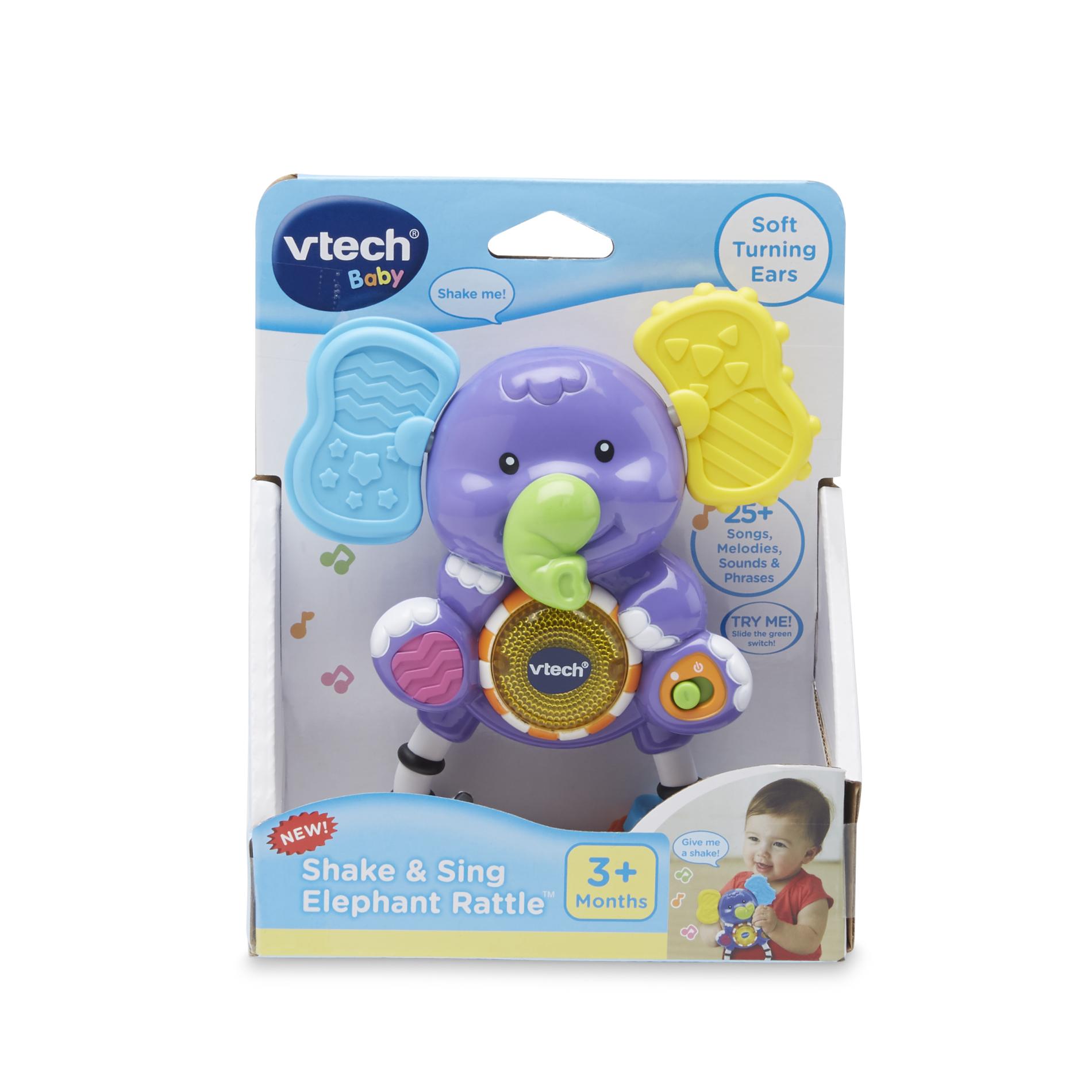 vtech shake and sing elephant rattle
