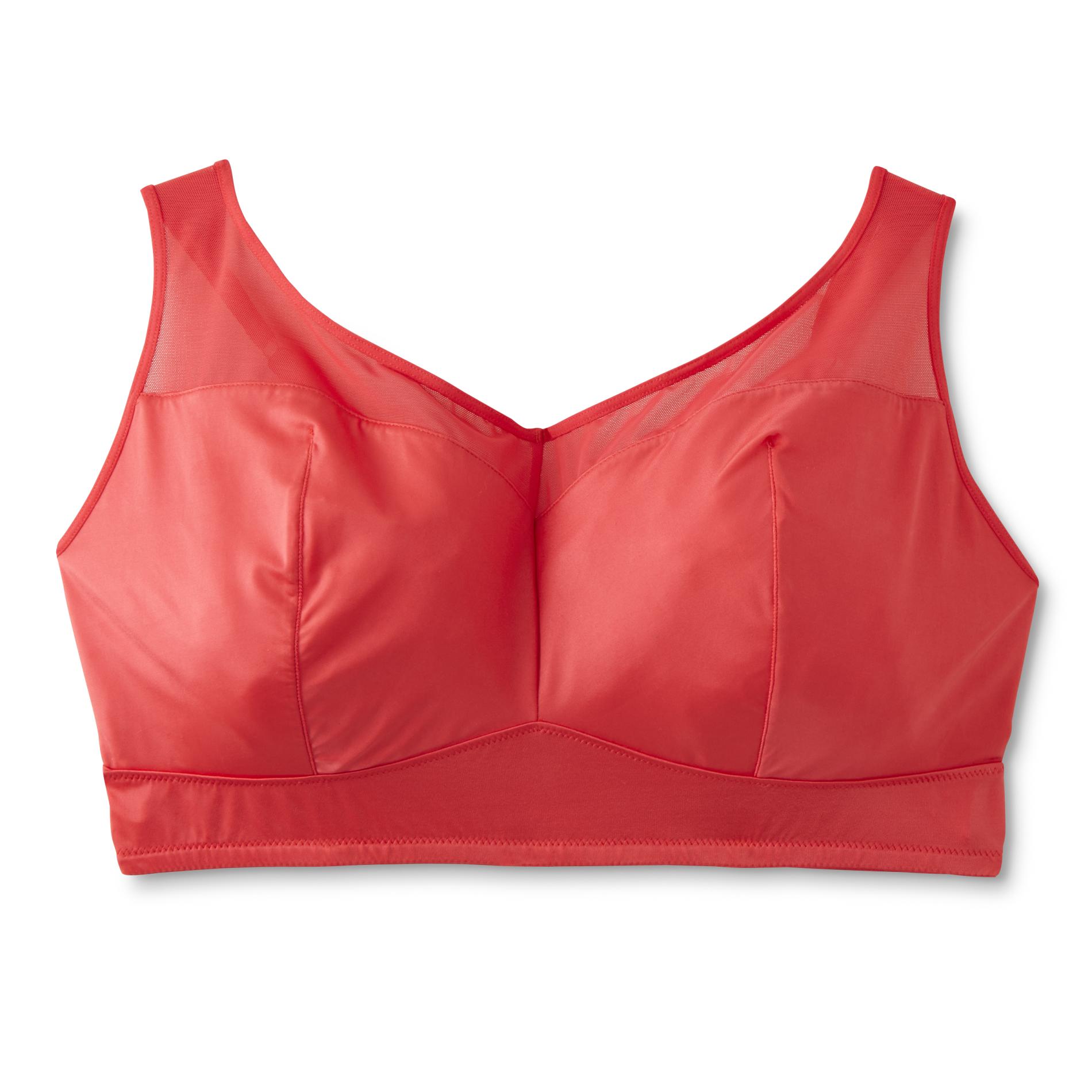 Plus Size Women's Plus Full-Figure Bralette, Size: 3XL, Turkish Sea Plus Size Women's Plus Full-Figure Bralette, Size: 3XL, Turkish Sea