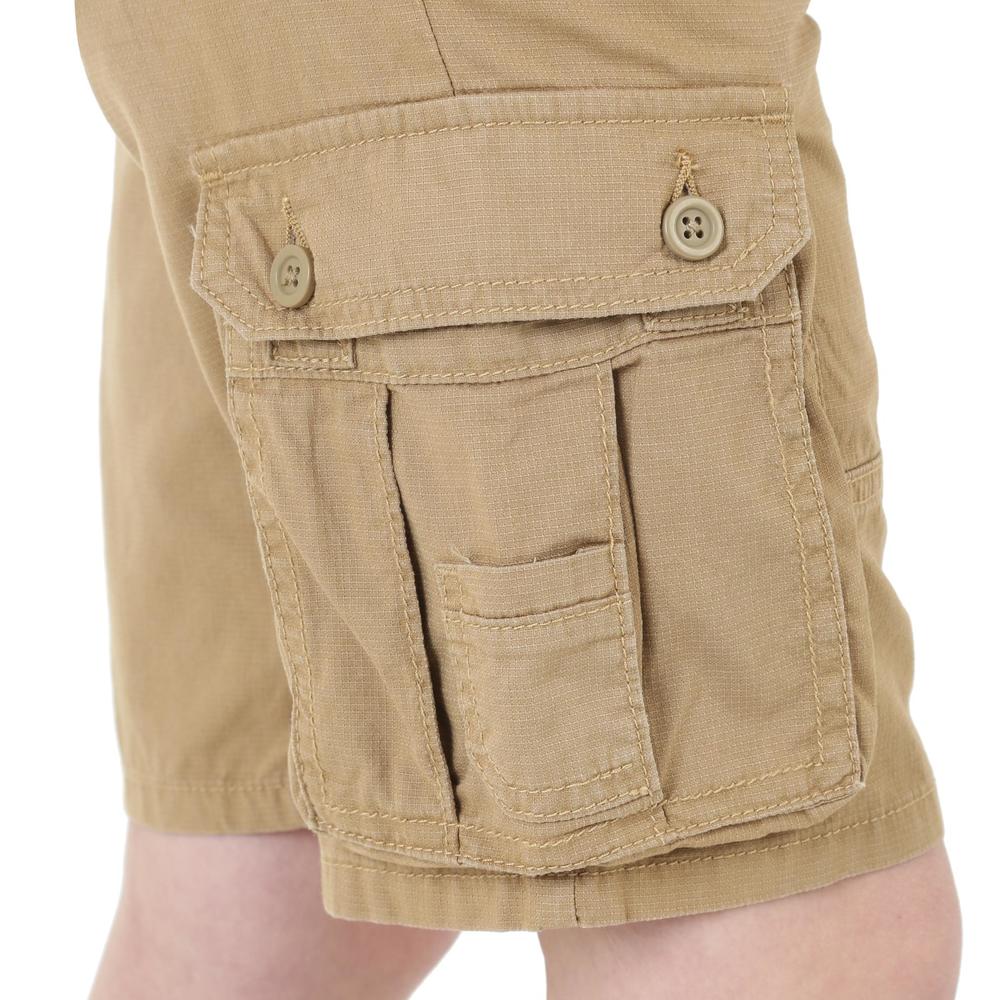 Husky Boy's Twill Cargo Shorts & Belt