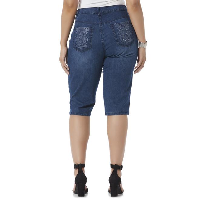 Jaclyn Smith Women's Plus Super Stretch Colored Jeans Kmart