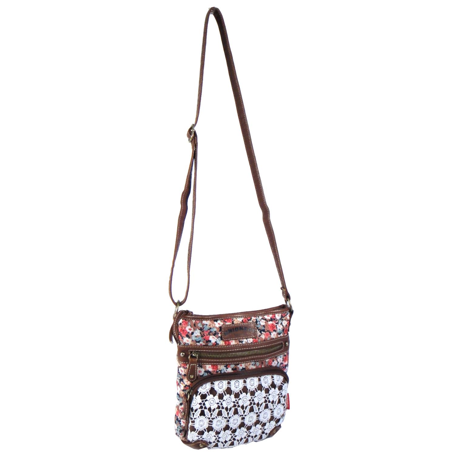 Unionbay Women's Lace Crossbody Bag Floral
