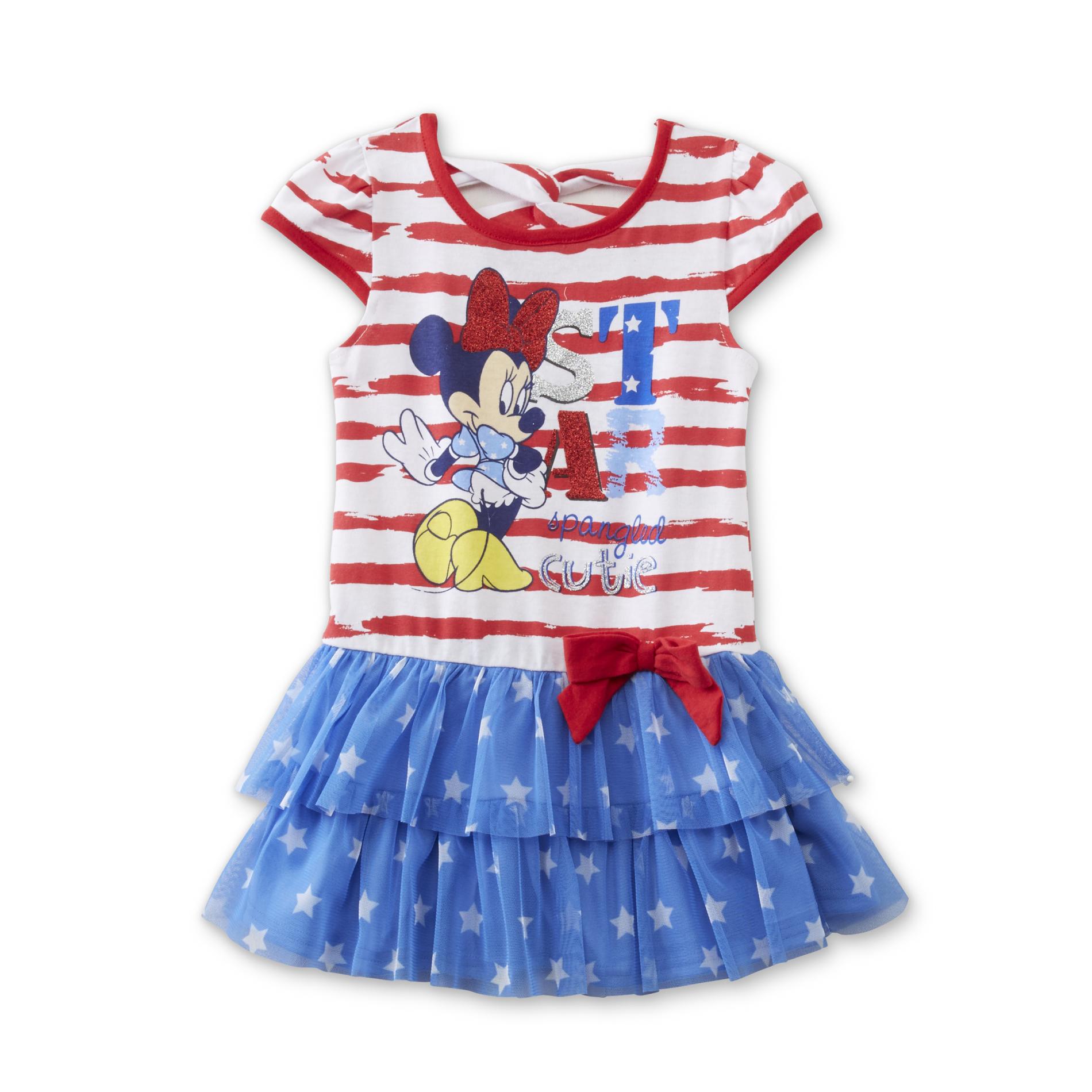 Minnie Mouse Infant & Toddler Girl's Patriotic Dress