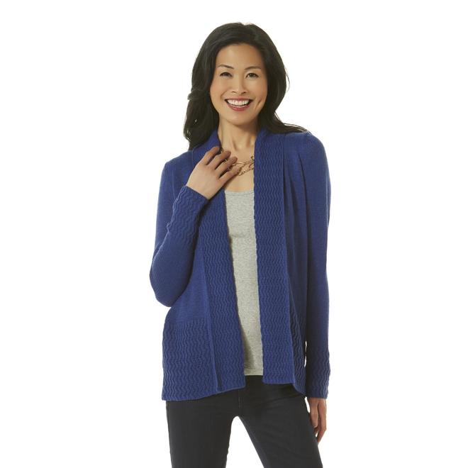 Basic Editions Women's Cardigan Sweater Kmart
