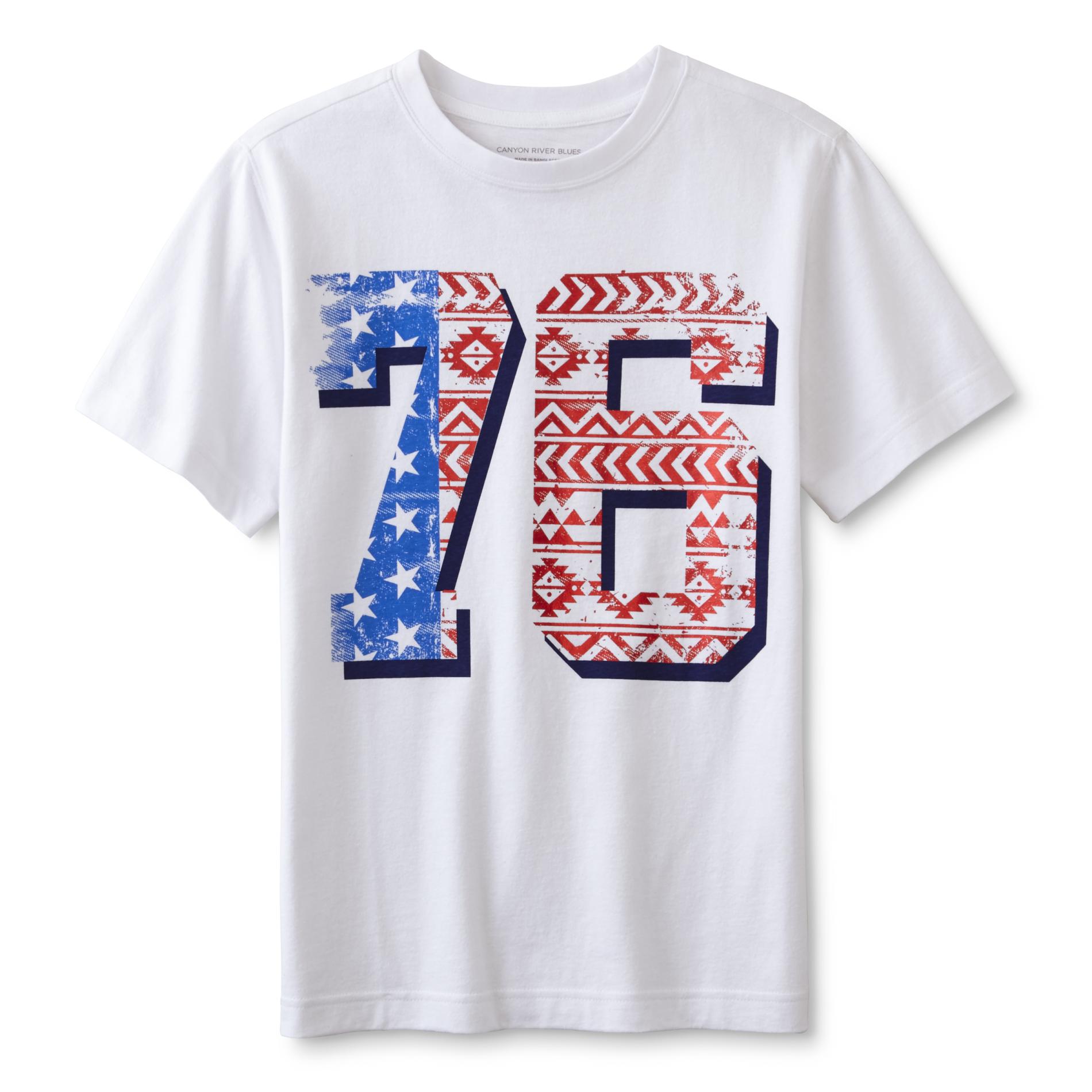 Boy's Graphic T-Shirt - Patriotic & Tribal