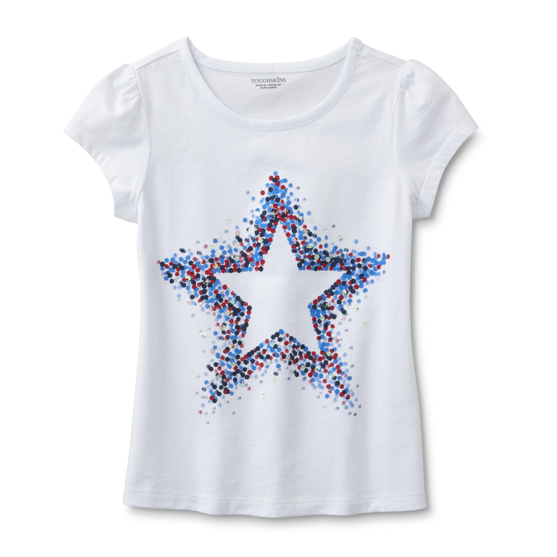 Girl's Graphic T-Shirt - Stars