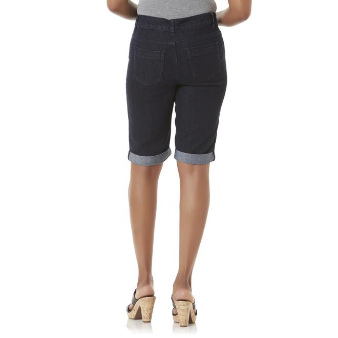 Jaclyn Smith Women's Denim Bermuda Shorts Kmart