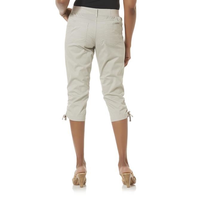 Basic Editions Womens Capri Pants