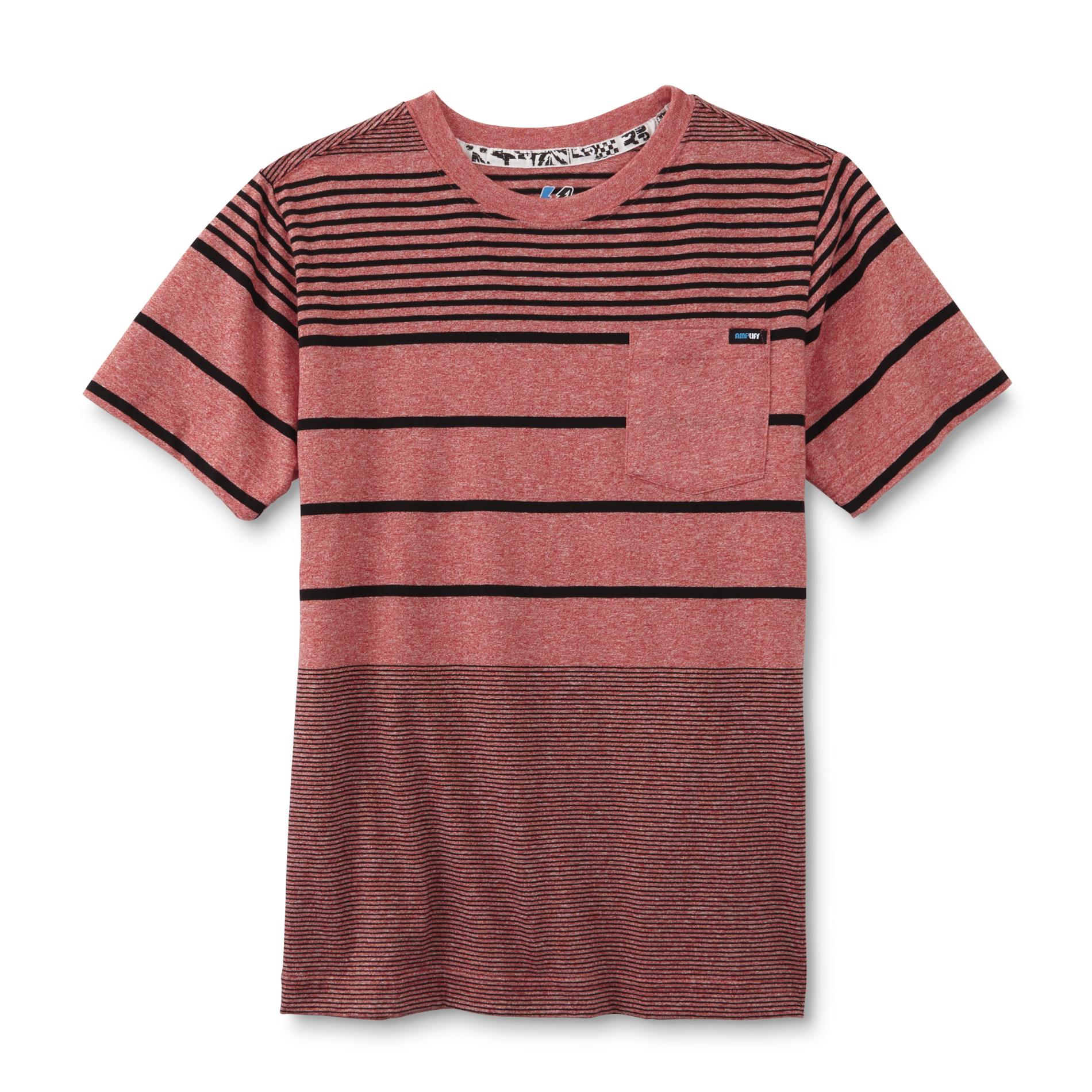 Boy's Pocket T-Shirt - Striped
