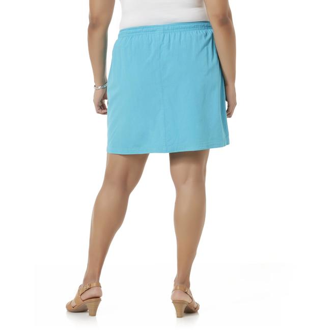 Basic Editions Women's Plus Skort