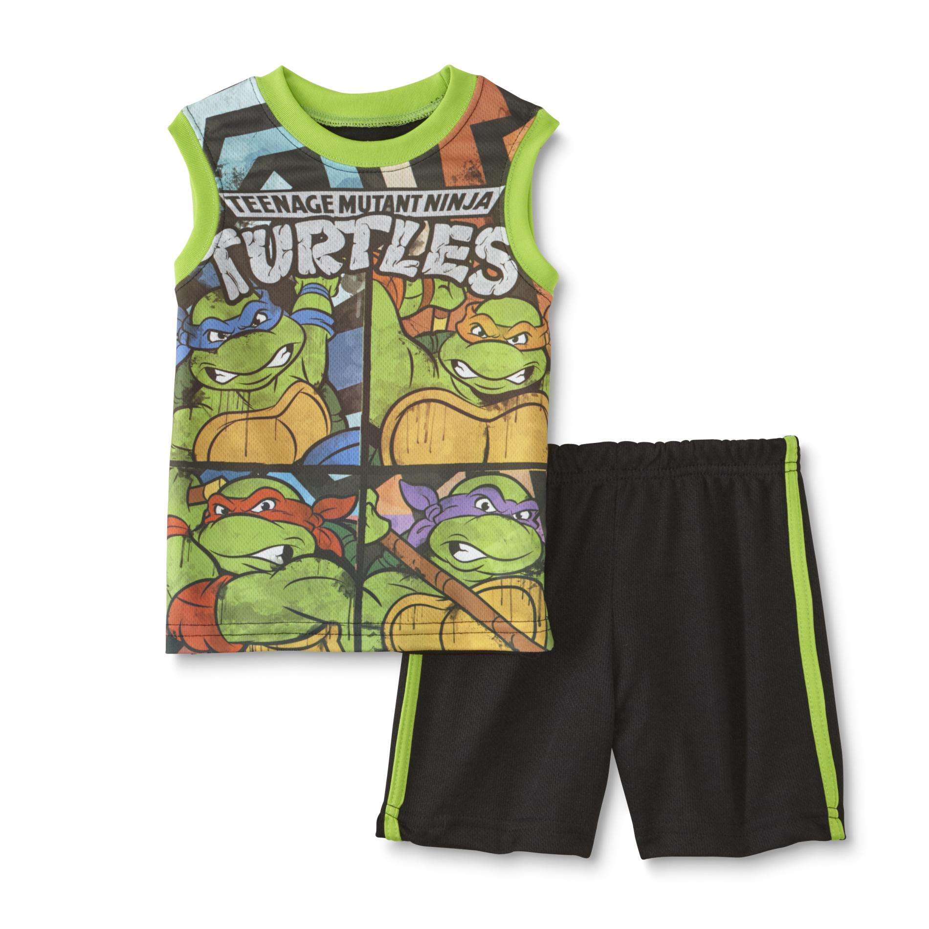 Teenage Mutant Ninja Turtles Toddler Boy's Tank Top & Shorts