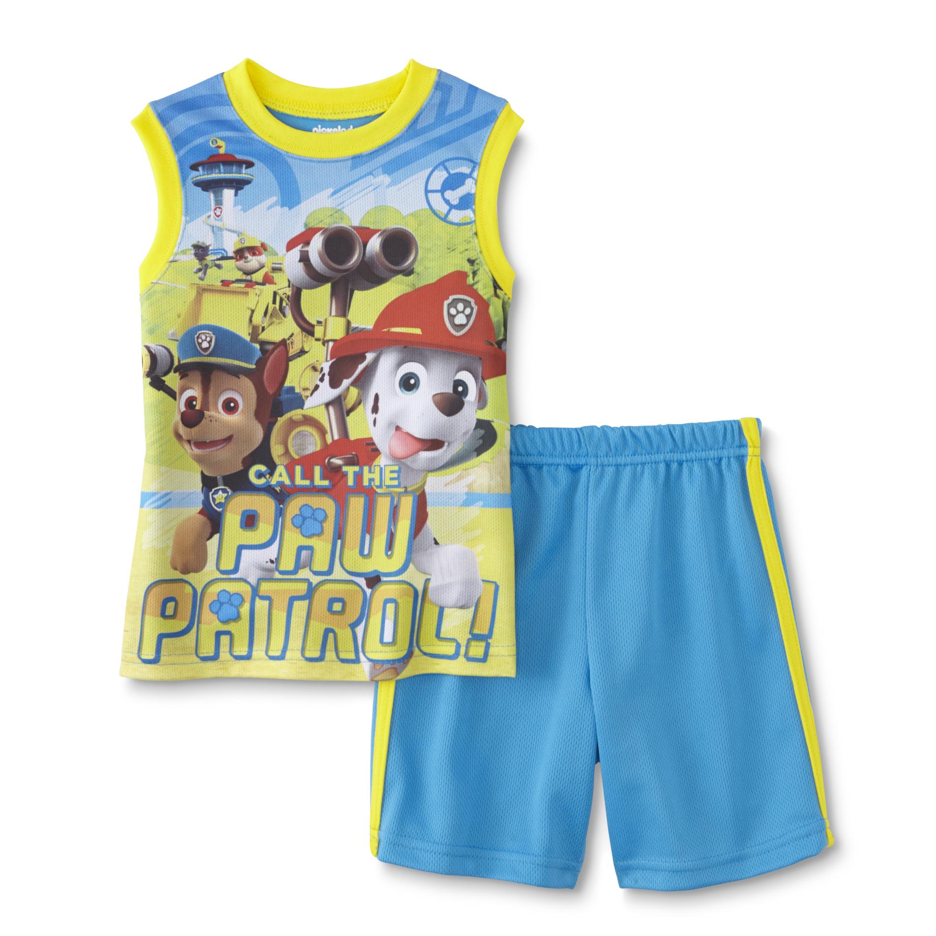 PAW Patrol Toddler Boy's Athletic Tank Top & Shorts