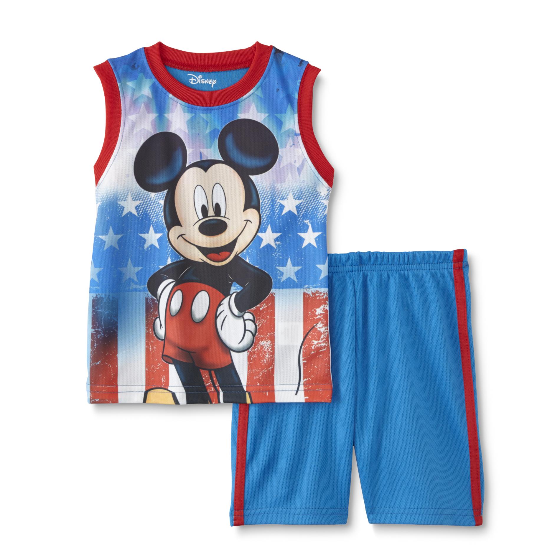 Mickey Mouse Infant & Toddler Boy's Athletic Tank Top & Shorts