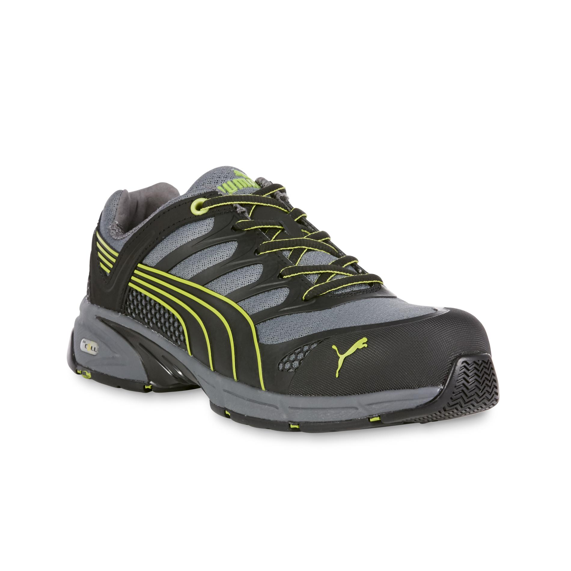 UPC 885818003357 product image for Men's Fuse Motion Gray/Green Safety Sneaker | upcitemdb.com