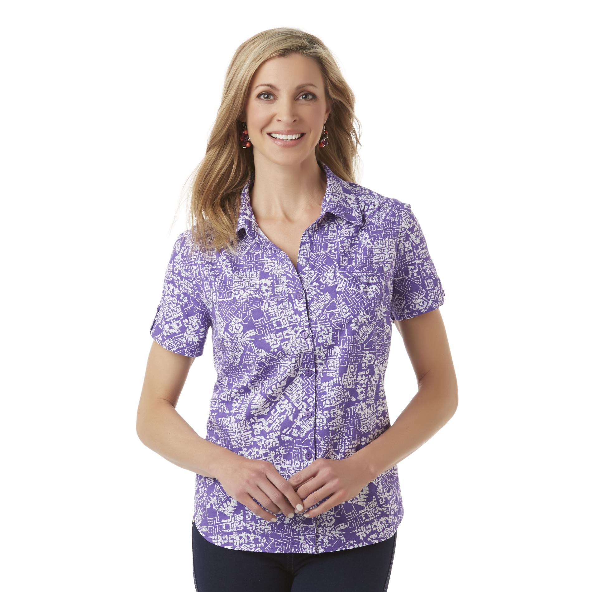 Erika Women's Camp Shirt Tribal Shop Your Way Online Shopping