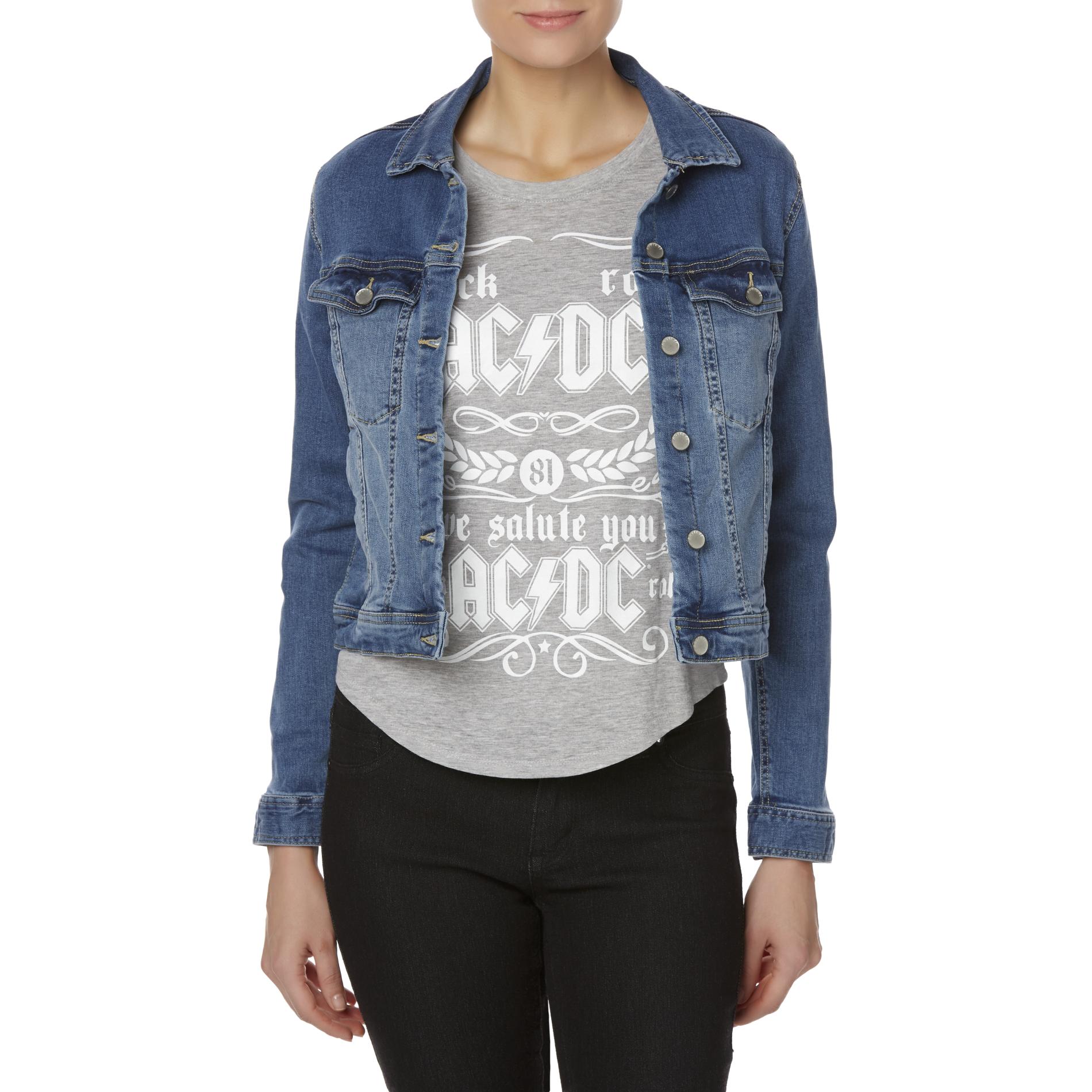 Route 66 Women's Denim (Blue) Jacket, Size: Small Route 66 Women's Denim (Blue) Jacket, Size: Small