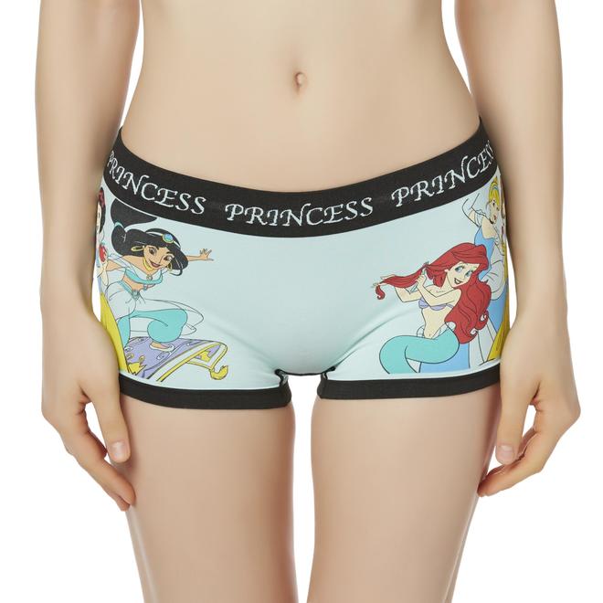 Disney Juniors' Boy Short Panties Princess