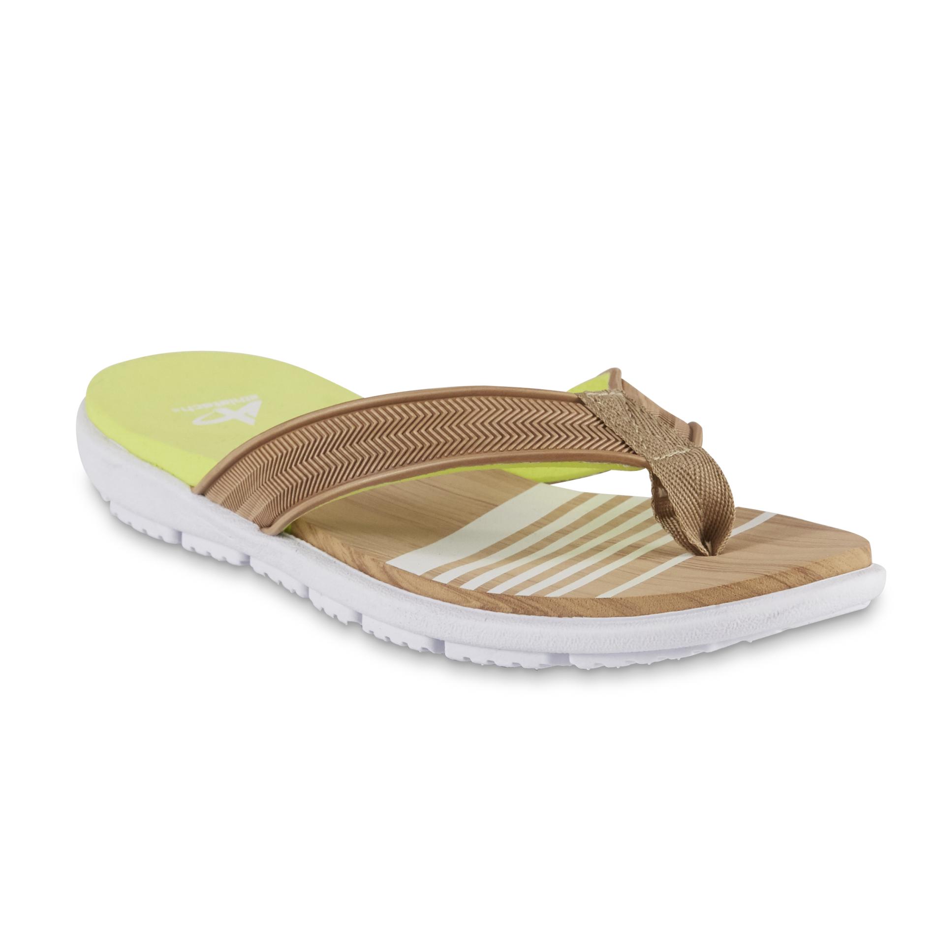 athletech women's flip flops