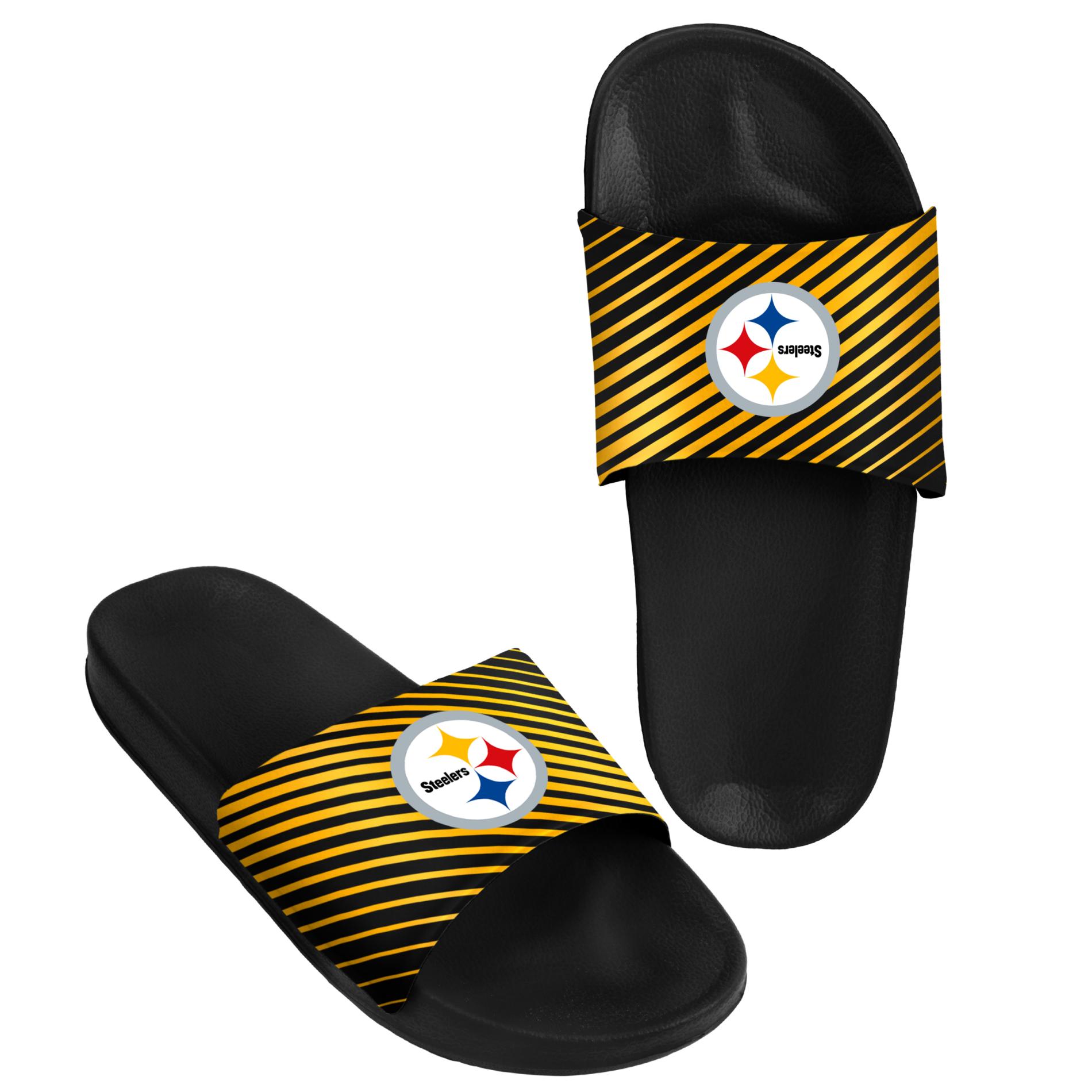 steelers slides mens