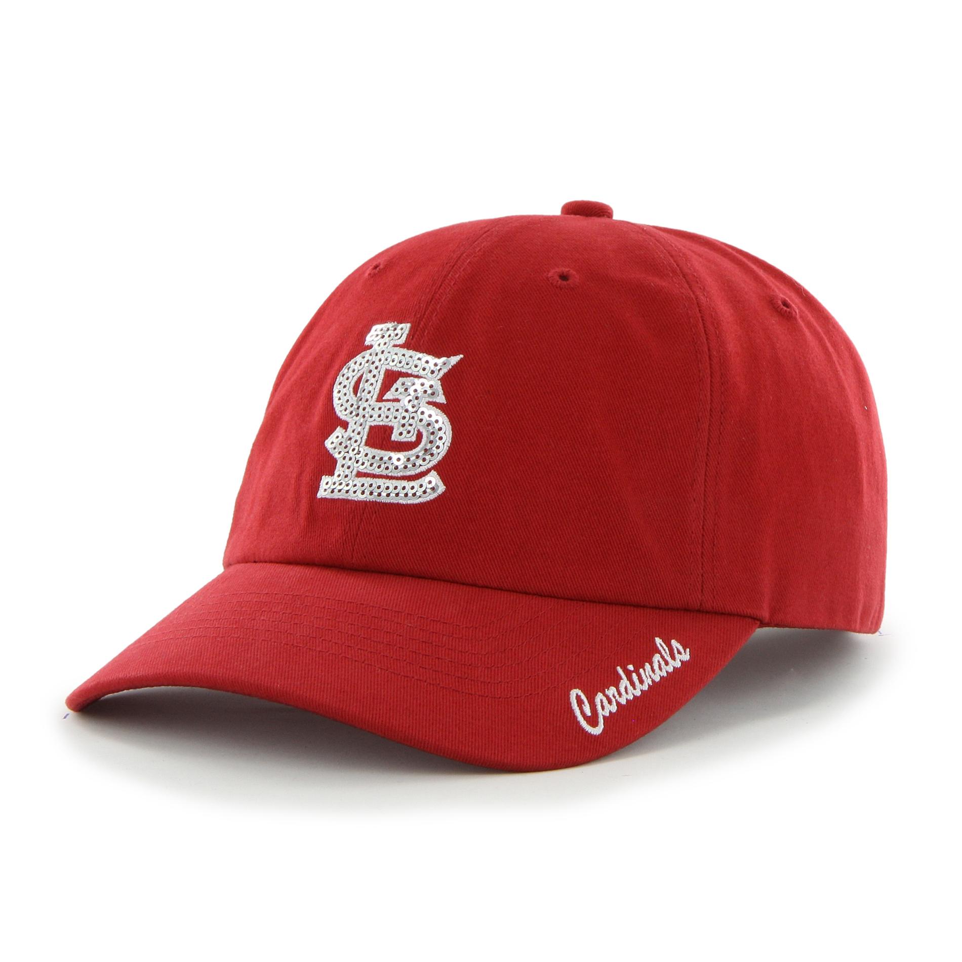 MLB Women&#39;s Sparkle Baseball Hat - St. Louis Cardinals