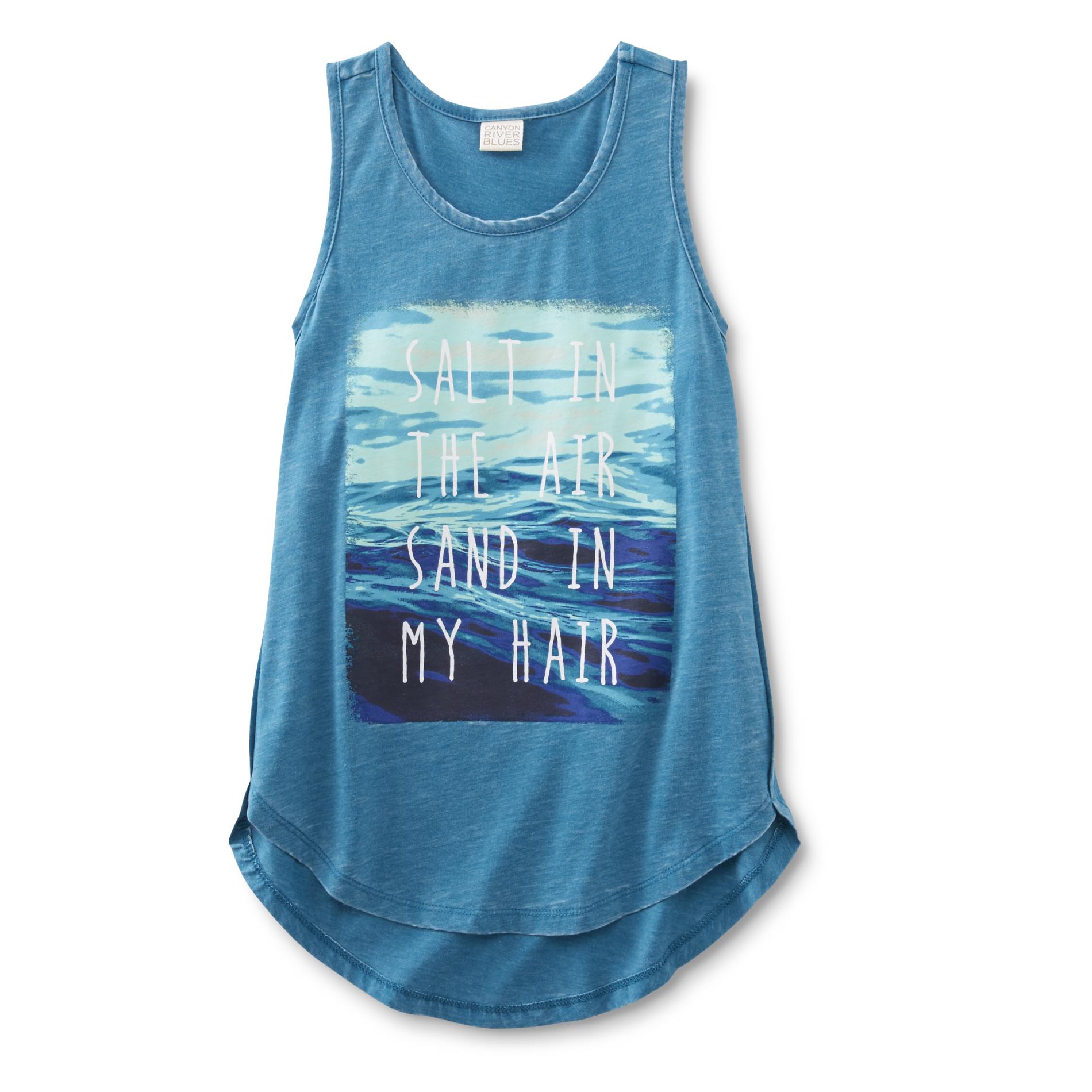 Girl's Graphic Tank Top - Salt in the Air