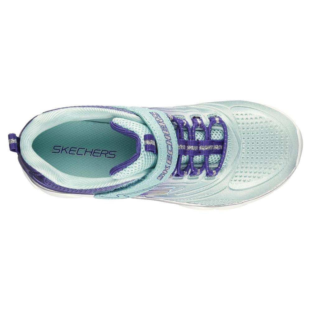 Skechers Girl's Swirly Girl Shine Vibe Blue/Purple Athletic Shoe