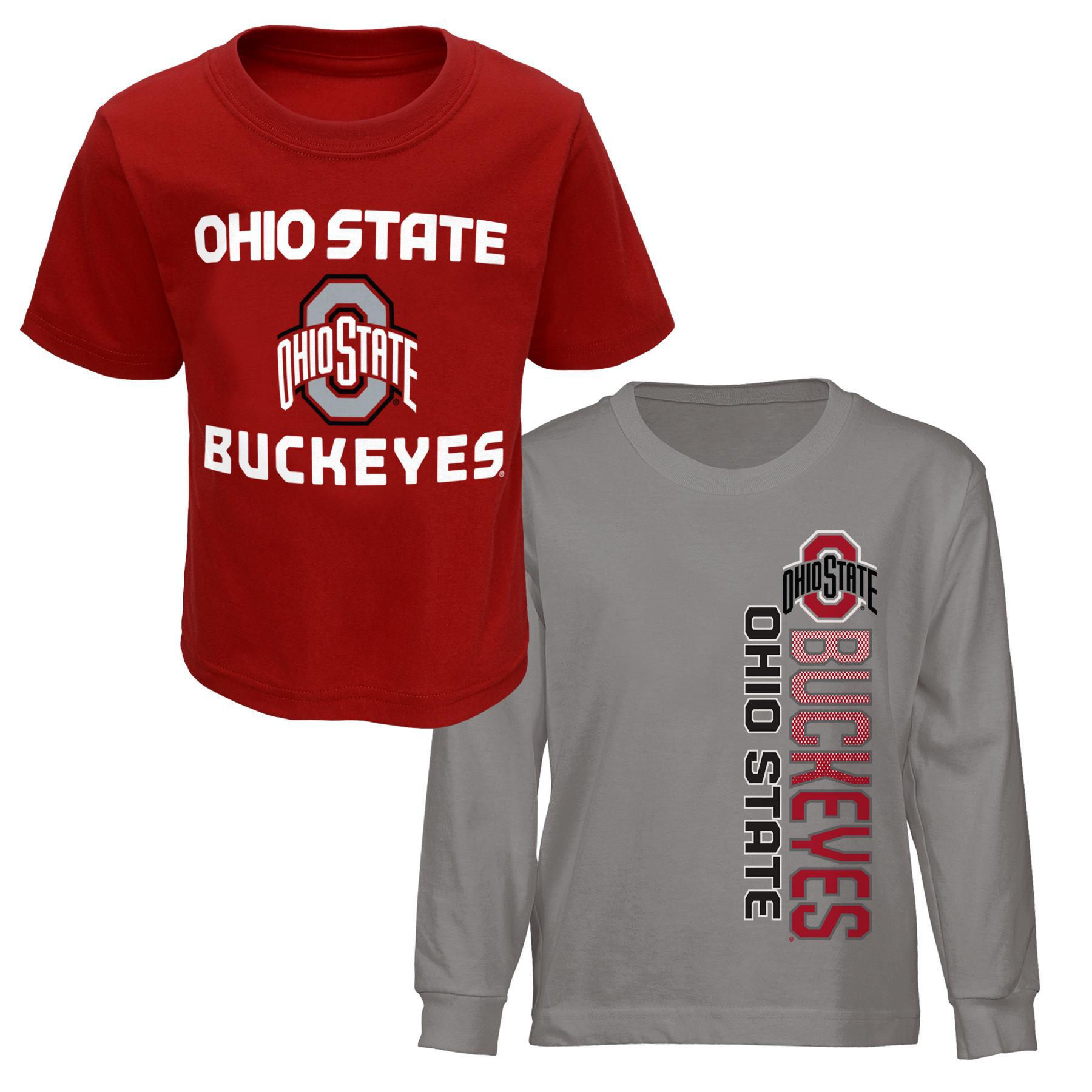 NCAA Toddler Boy's 2Pack Graphic TShirts Ohio State Buckeyes Shop