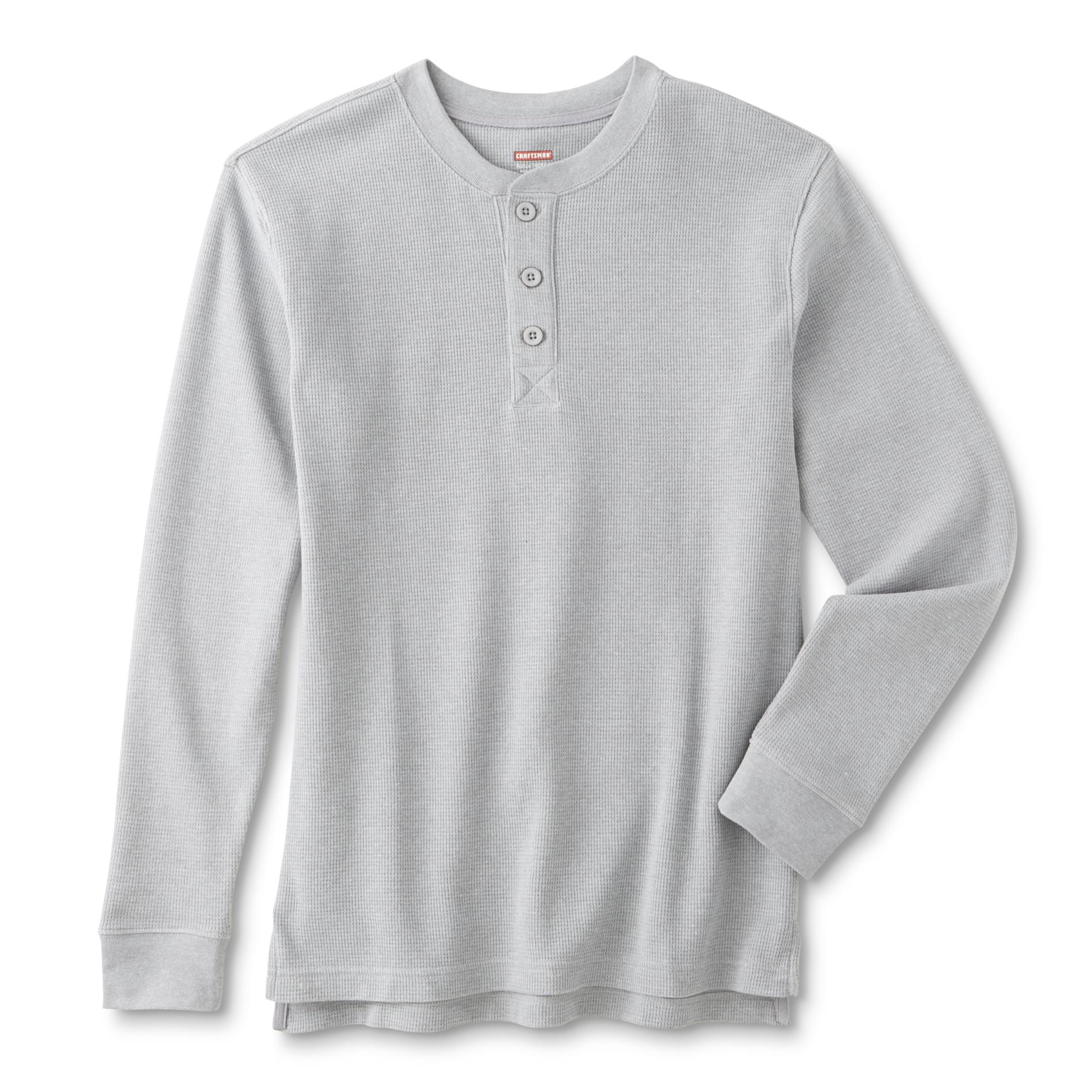 Craftsman Men's Thermal Henley Shirt