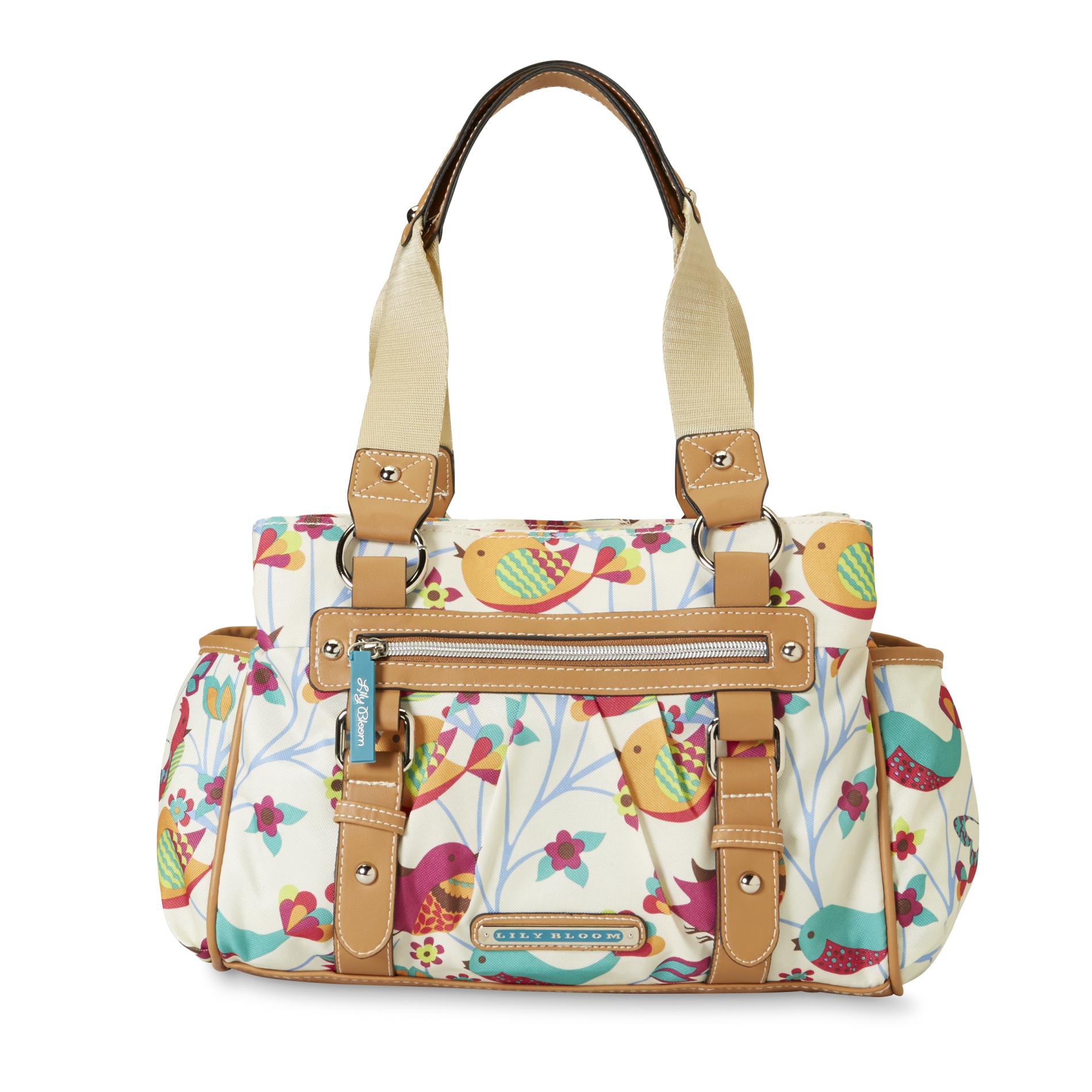 Lily Bloom Women's TripleSection Handbag Birds