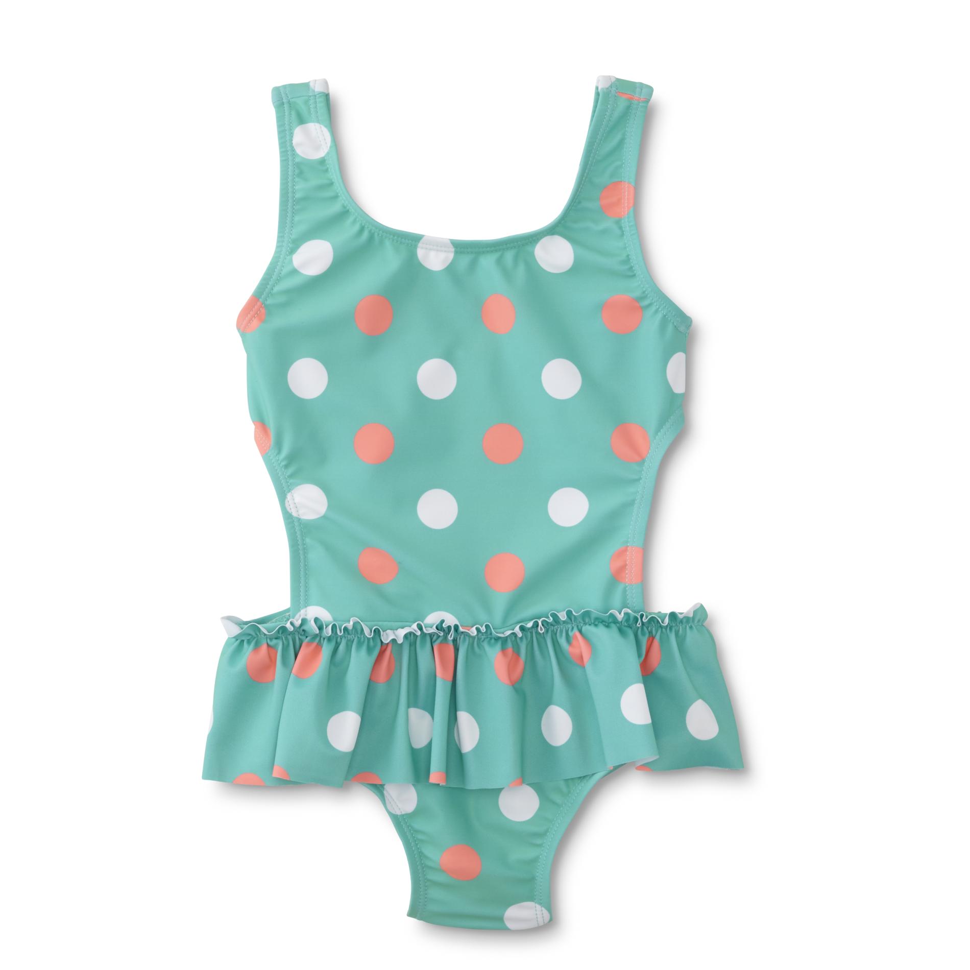 Toddler Girl's Swimsuit - Dots