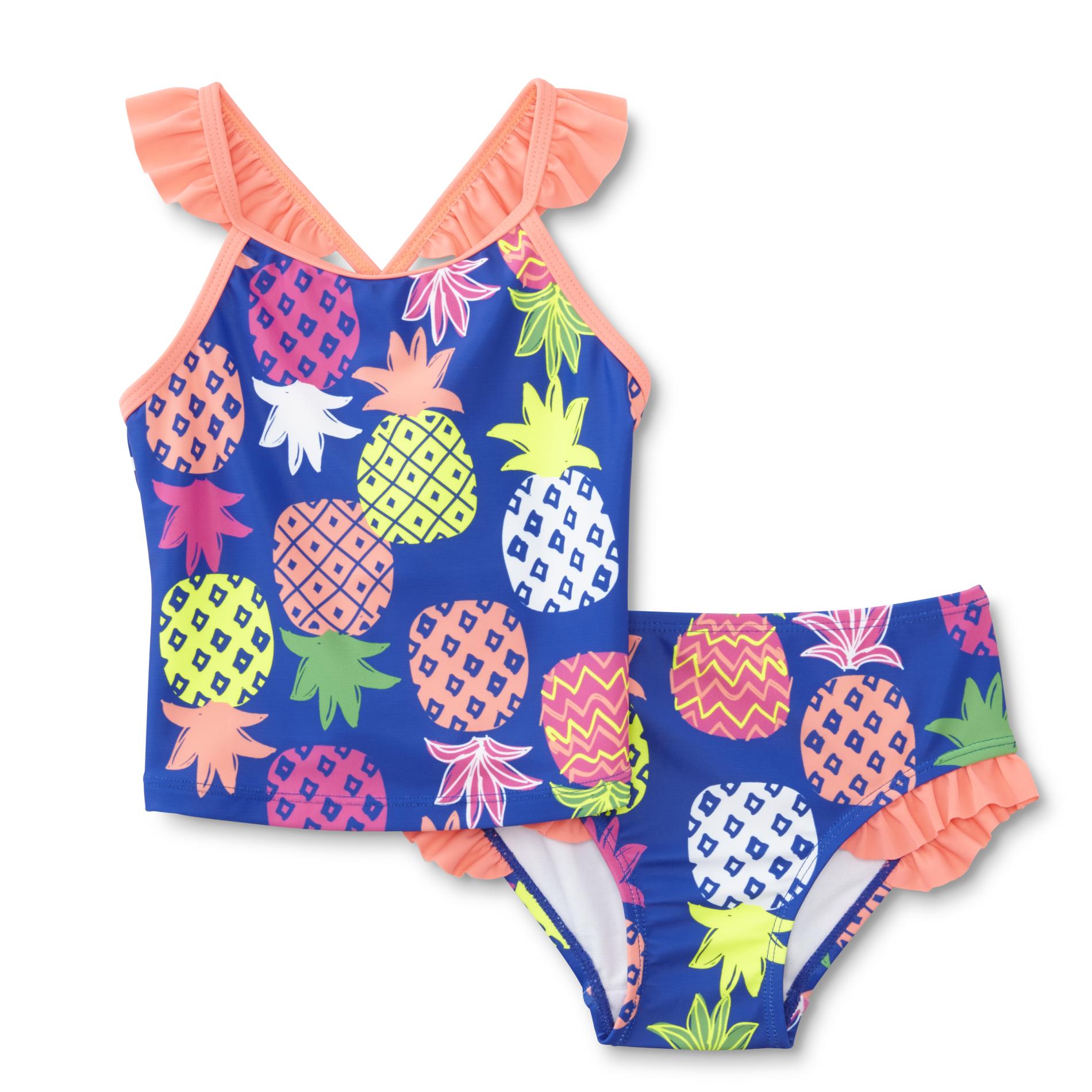 WonderKids Infant & Toddler Girl's Tankini Top & Swim Bottoms