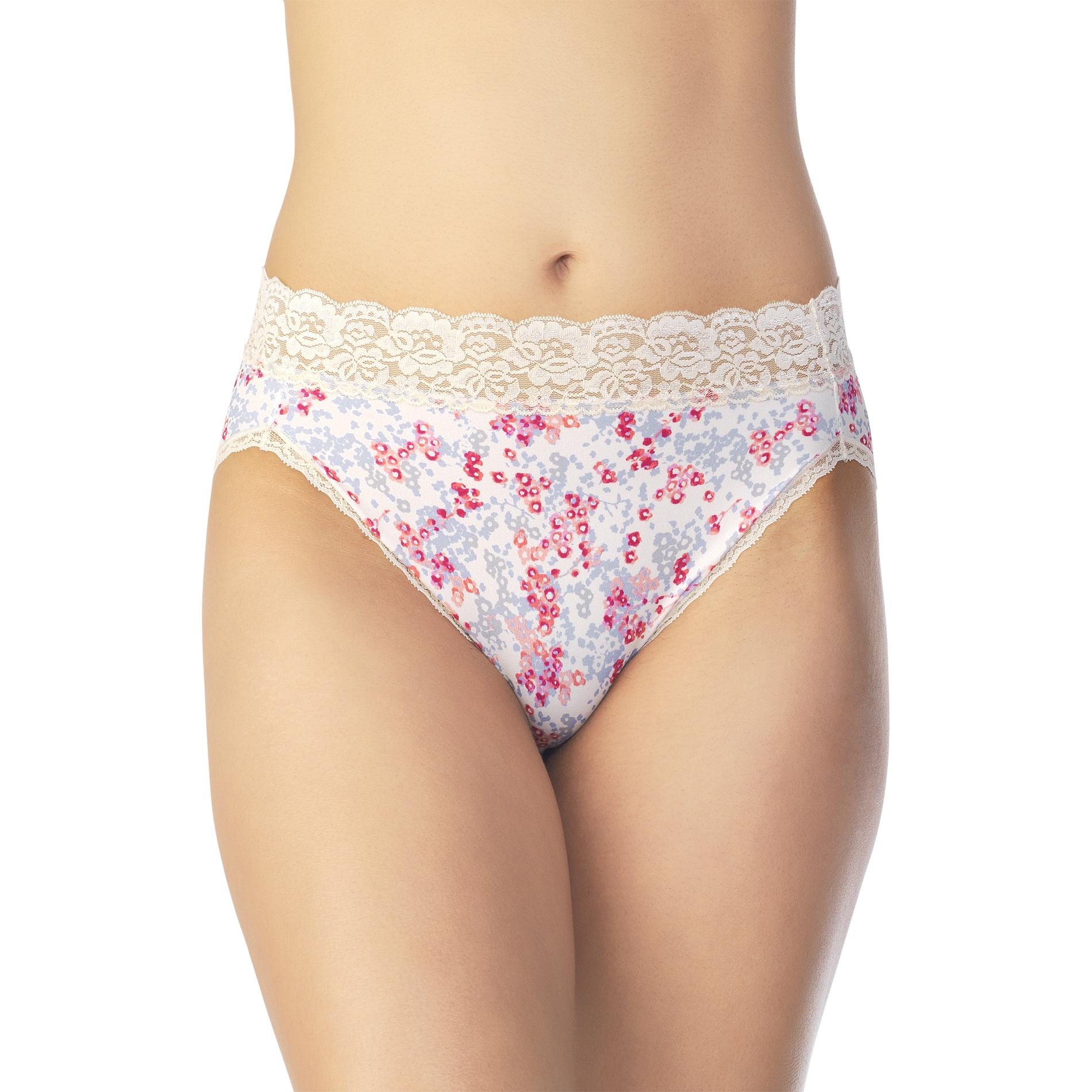 Women's Body Caress Panties - Floral