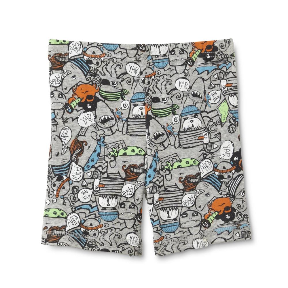 Toddler Boy's Pajama Shirt & Shorts - Pirates