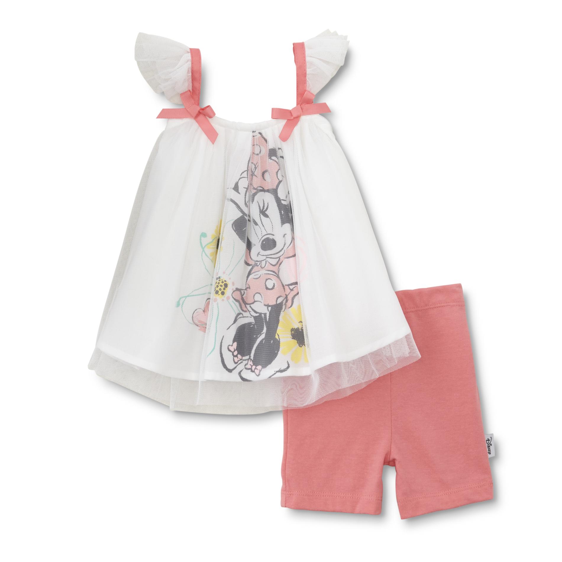 Minnie Mouse Infant Girl's Tank Top & Shorts