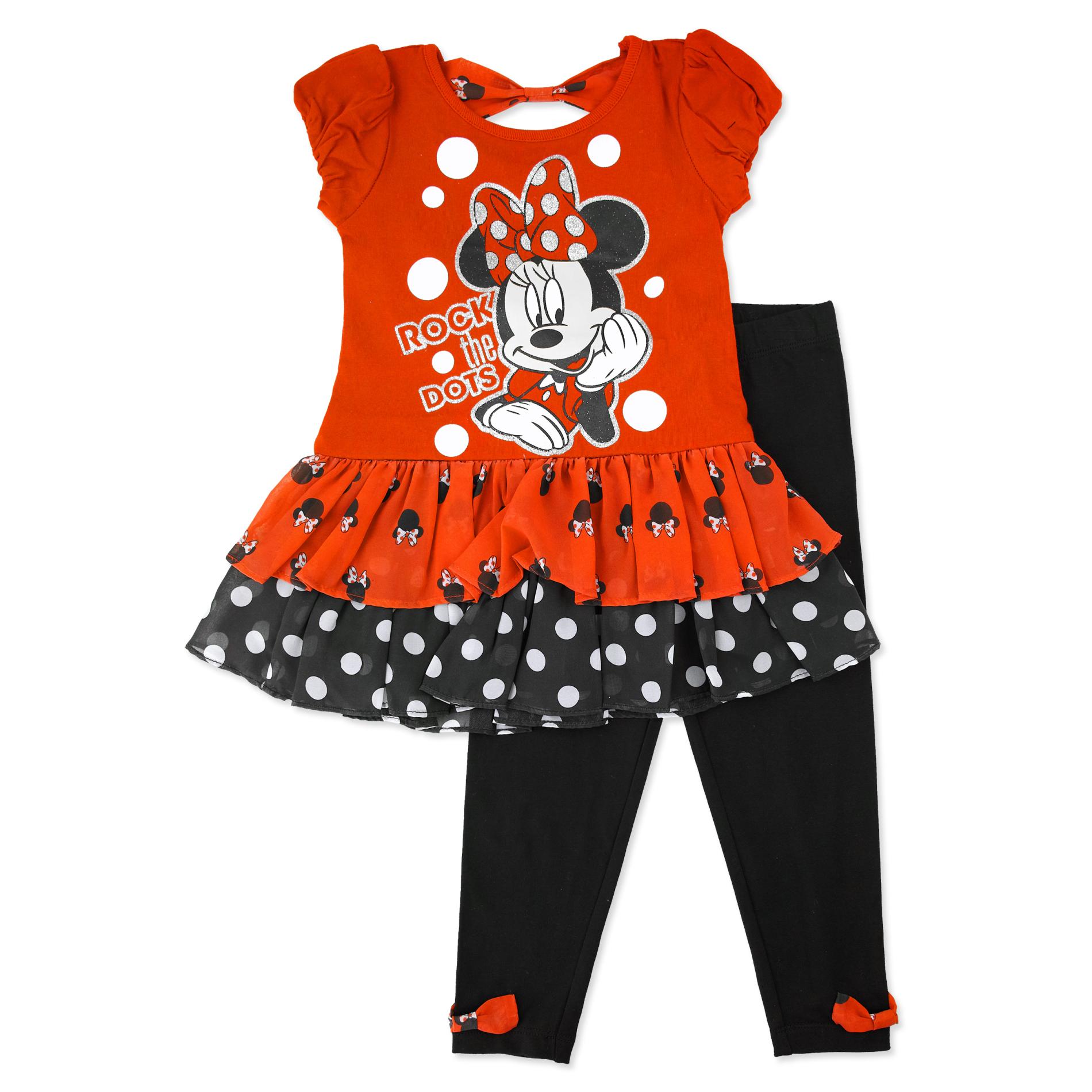 Disney Baby Minnie Mouse Infant & Toddler Girl's Dress & Leggings