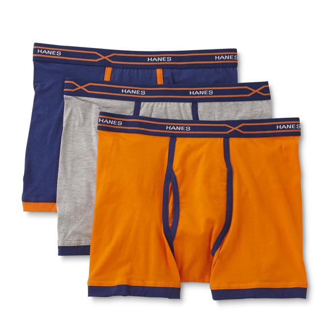 Hanes Men's 4Pairs XTemp Short Leg Boxer Briefs