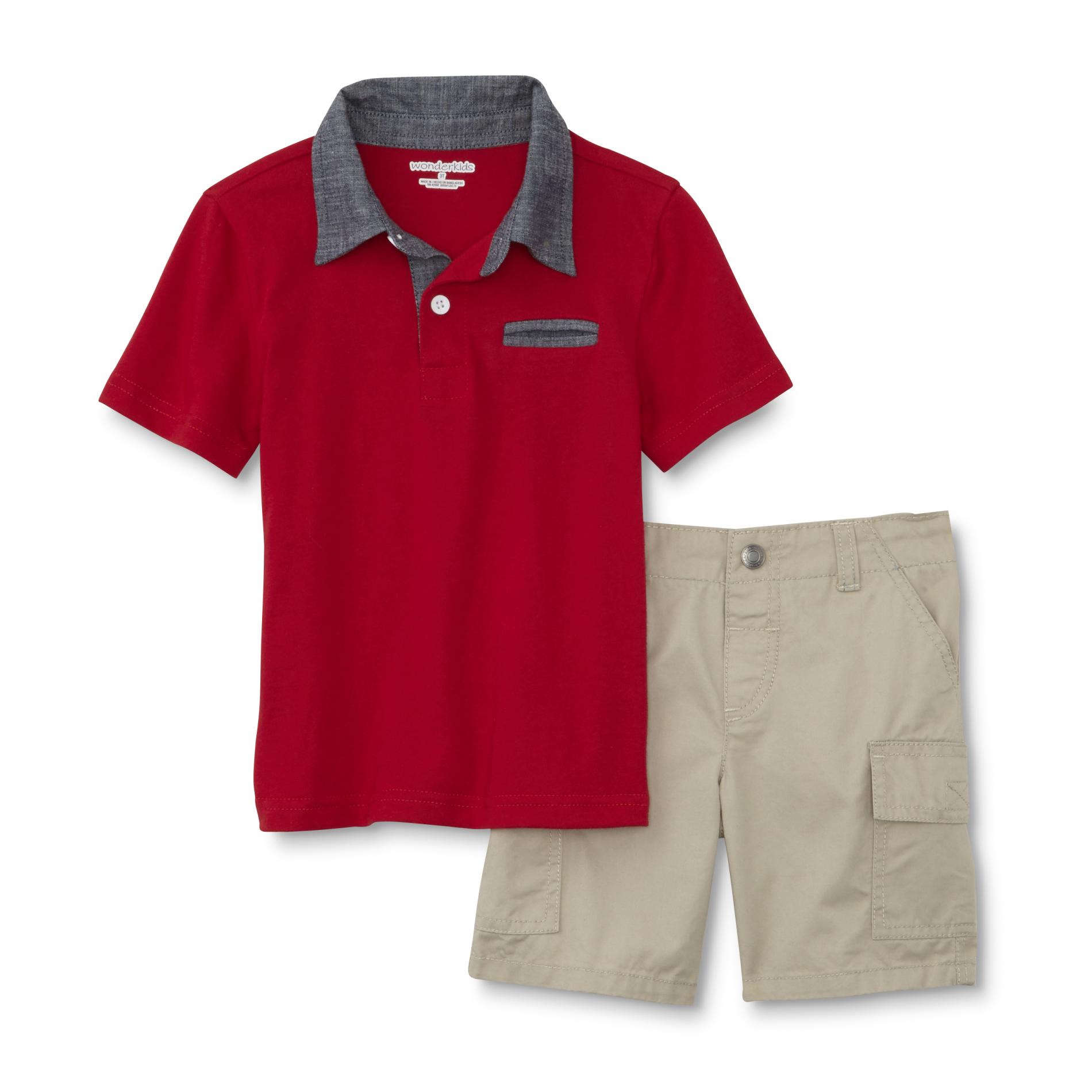 Toddler Boy's Polo Shirt & Shorts