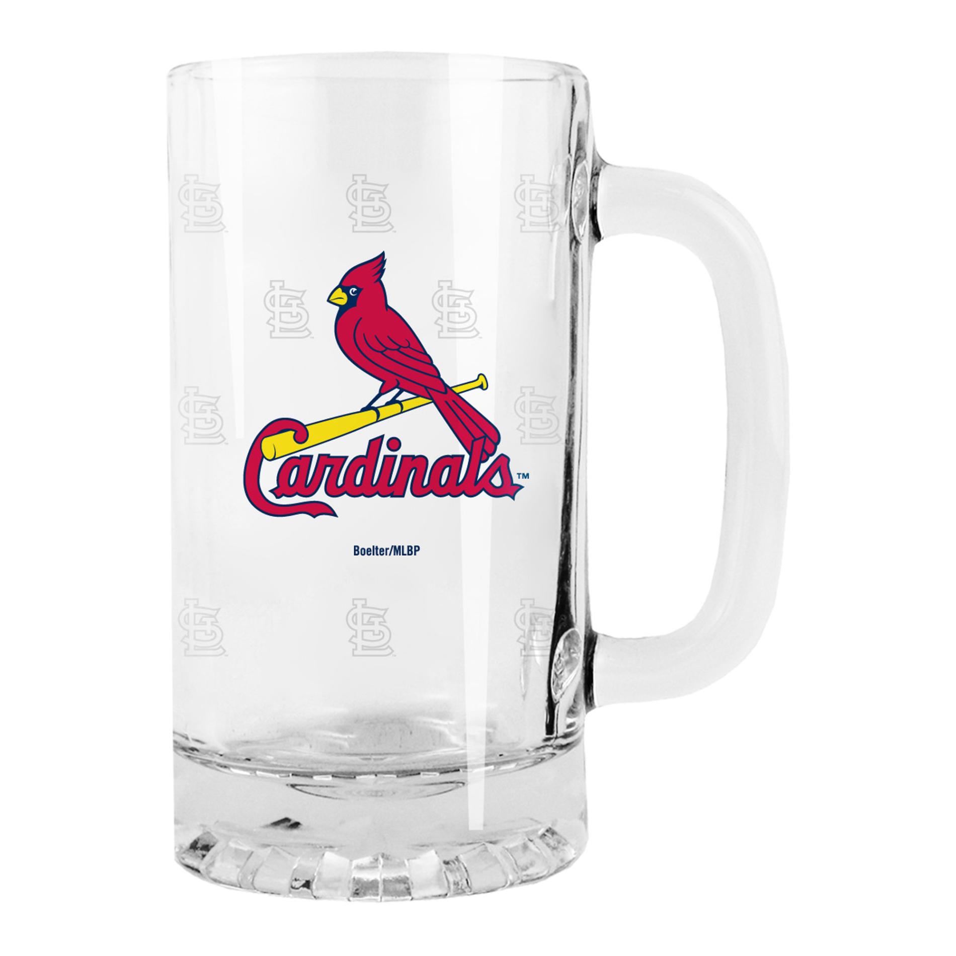 MLB Collectible Glass Mug - St. Louis Cardinals