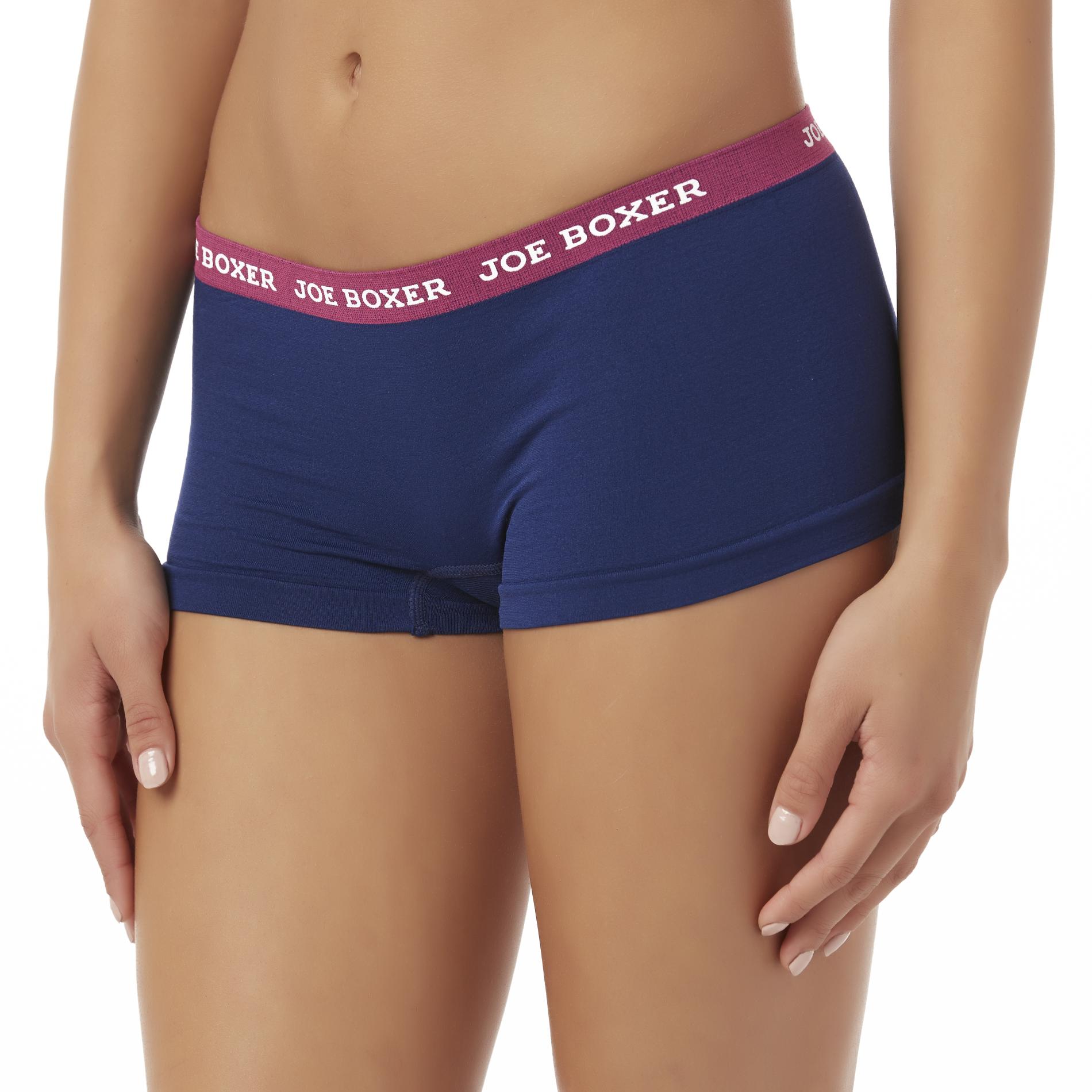 Joe Boxer Juniors' Seamless Boy Short Panties Colorblock Shop Your