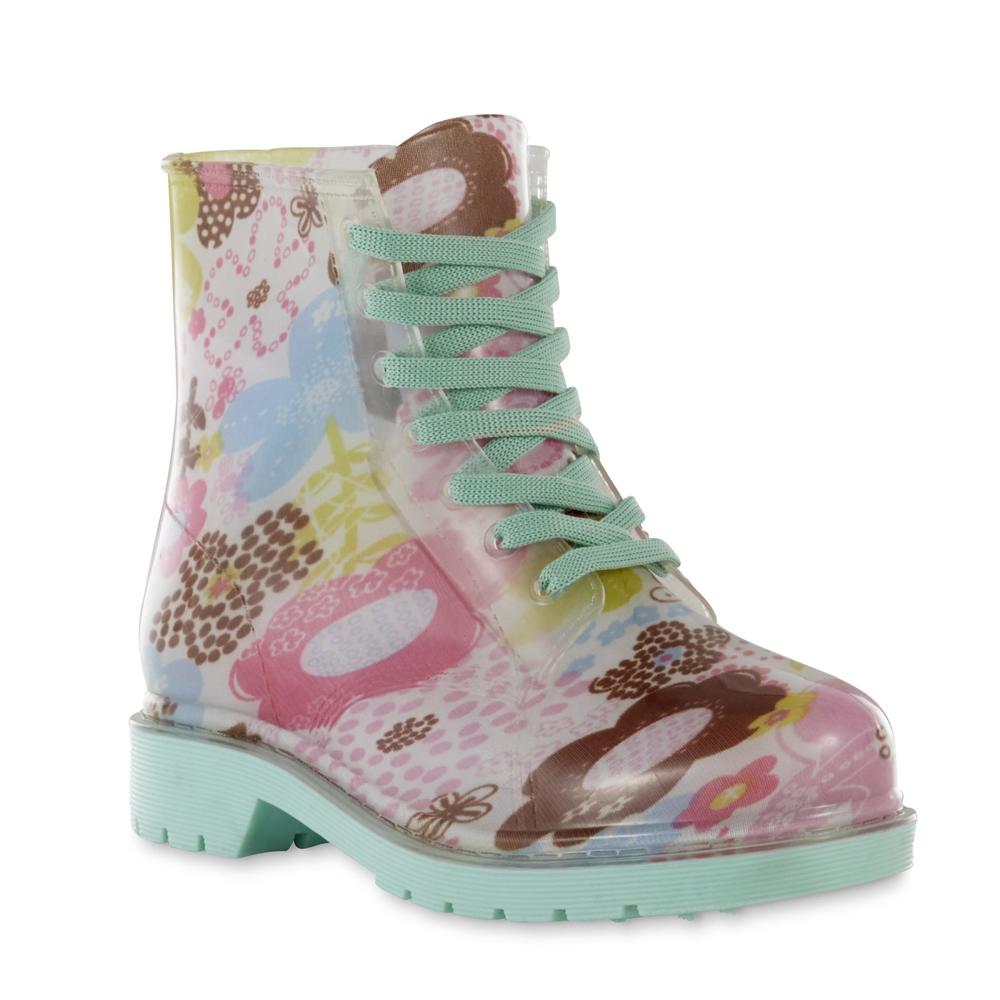 Personal Identity Girl's Pink/Floral Rain Boot