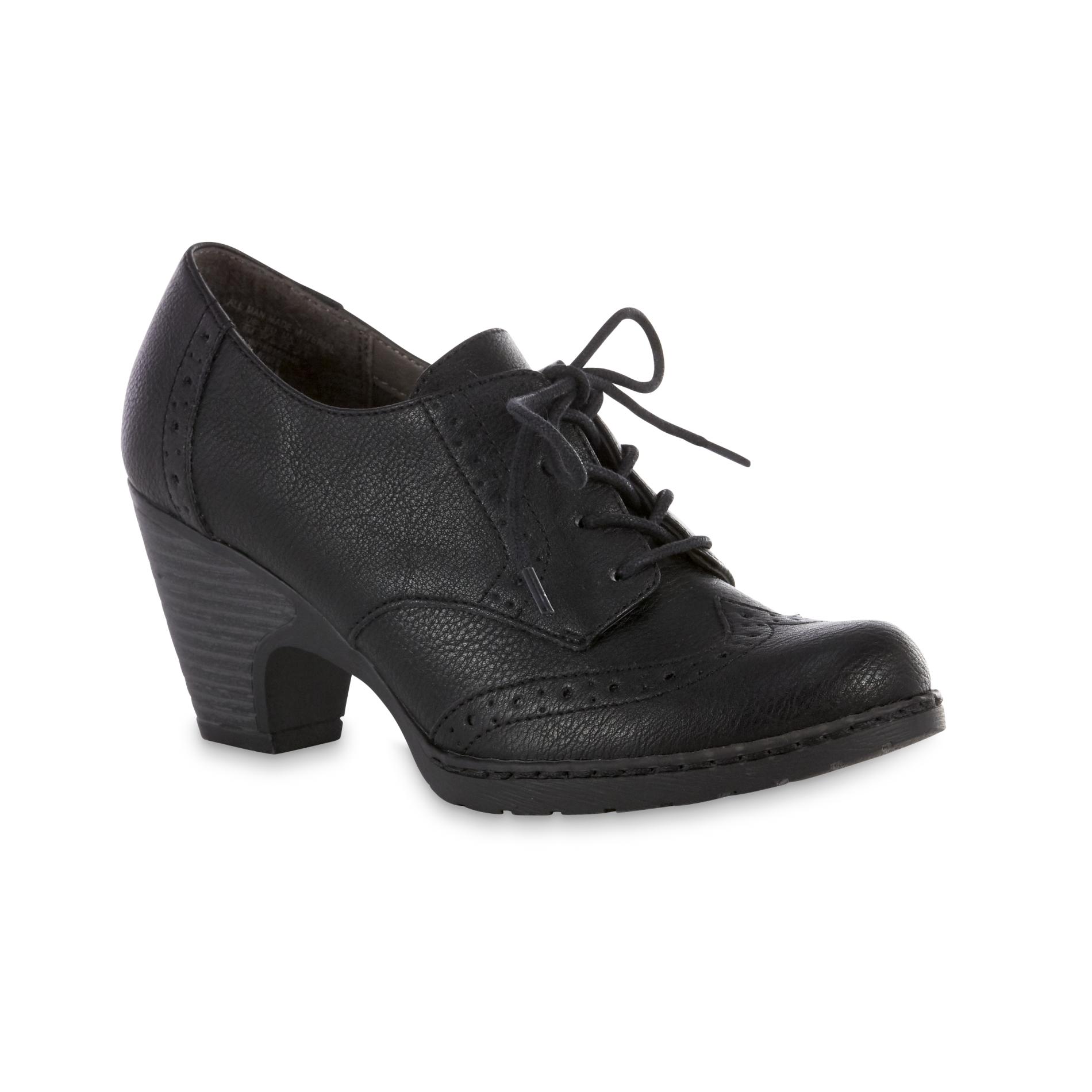 I Love Comfort Women�s Laura Black Oxford Shoe Shop Your