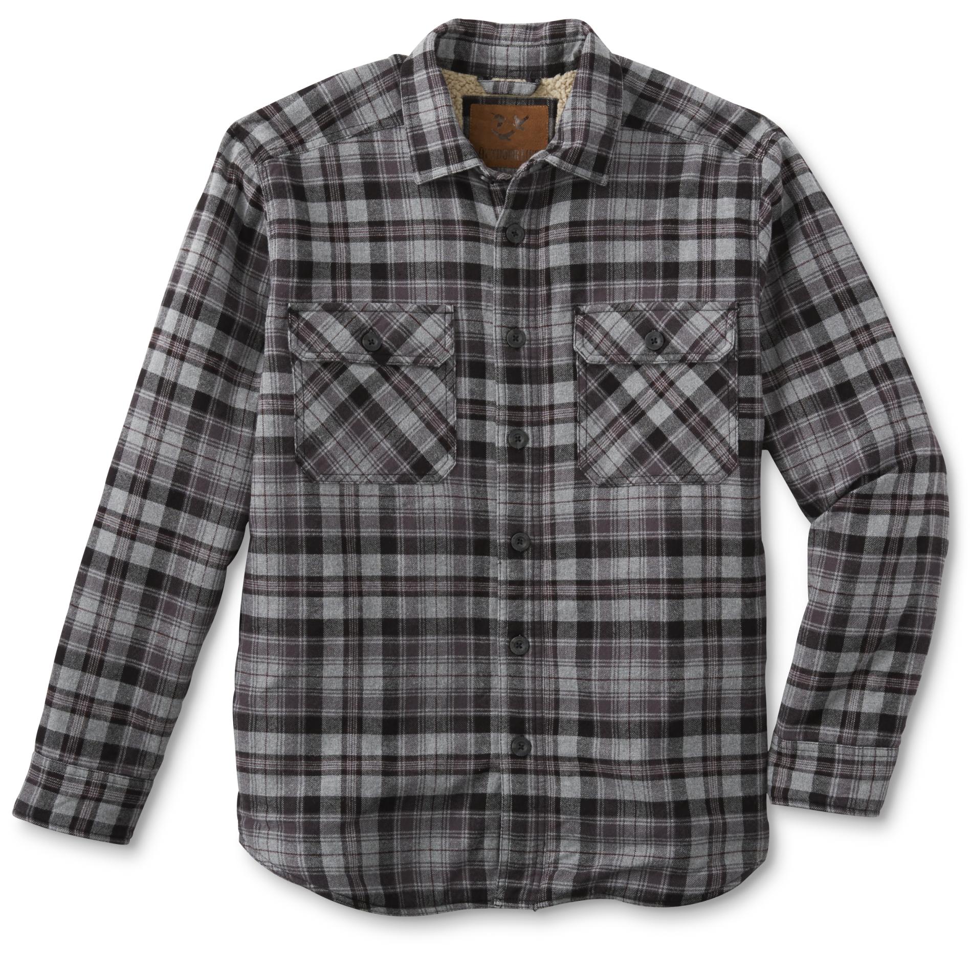 Outdoor Life Men's Flannel Shirt Jacket Plaid Shop Your Way Online Shopping & Earn Points