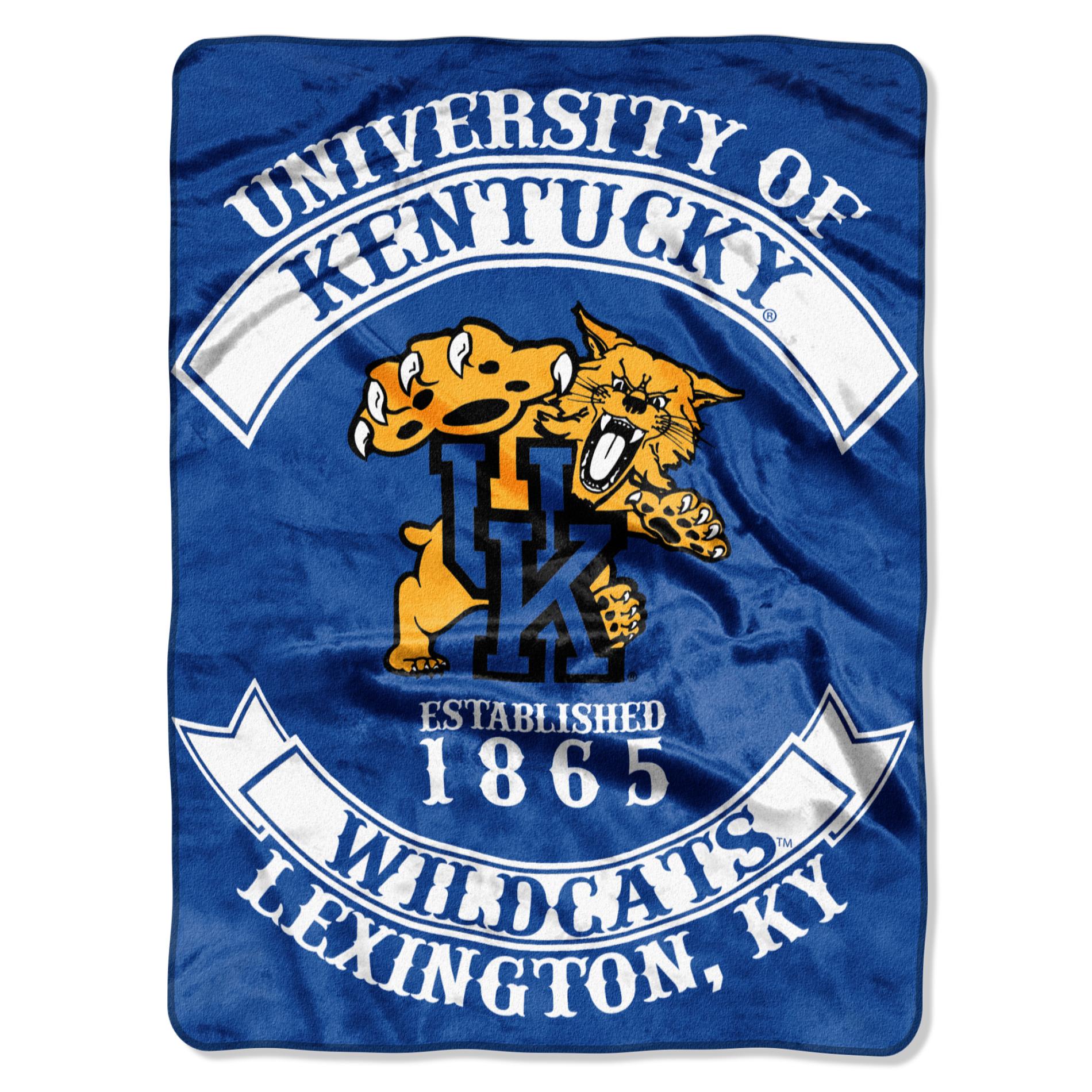 NCAA Plush Blanket University of Kentucky Wildcats Shop Your Way