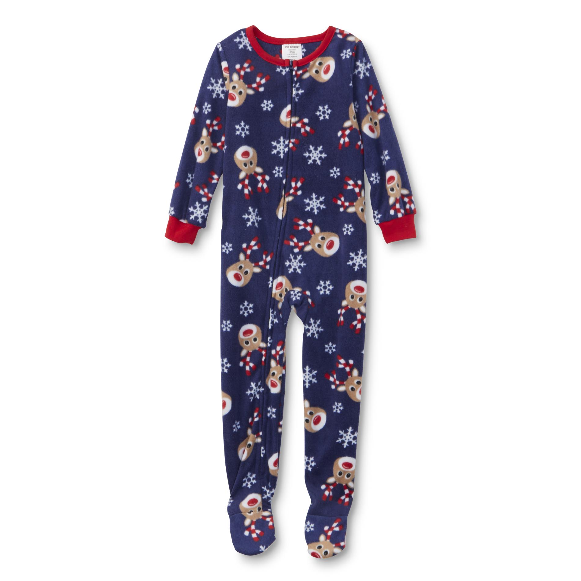 Joe Boxer Infant & Toddler's Christmas Sleeper Pajamas Reindeer