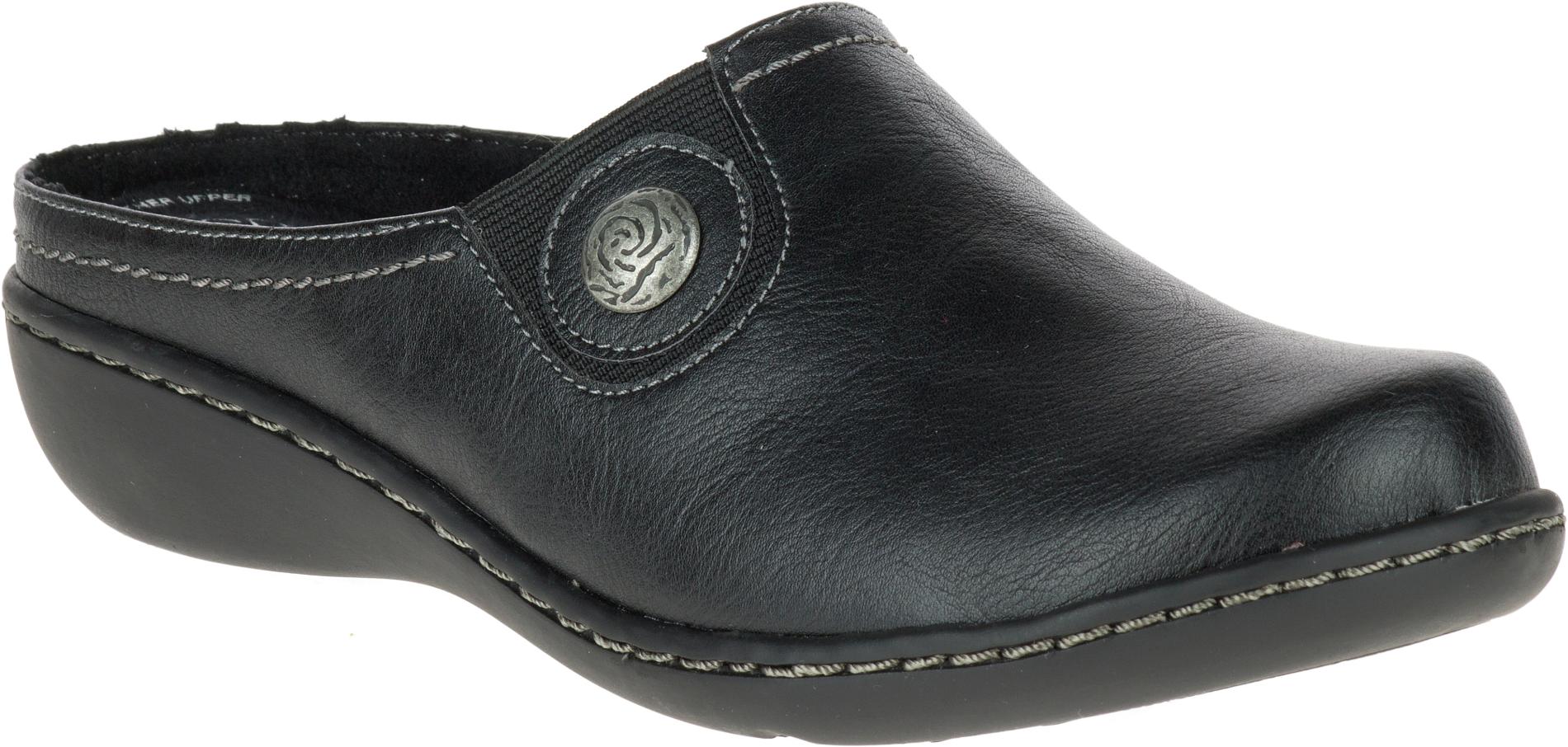 UPC 646881886434 product image for Soft Style by Hush Puppies Women's Jamila Black Clog - Wide Width Available, Siz | upcitemdb.com